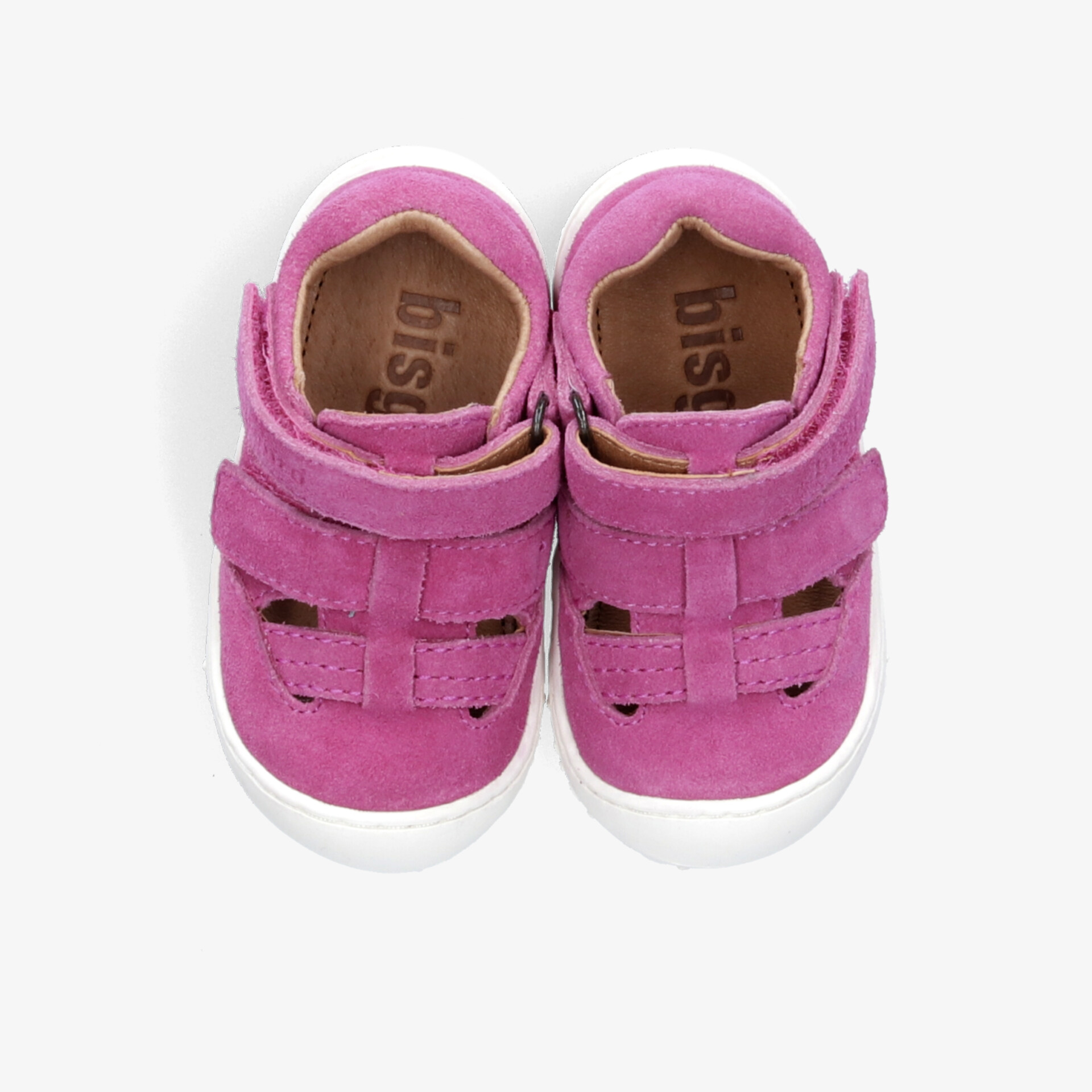 Bequeme pinke Kinderschuhe mit Klettverschluss und flexibler Sohle, ideal für aktive Kinder