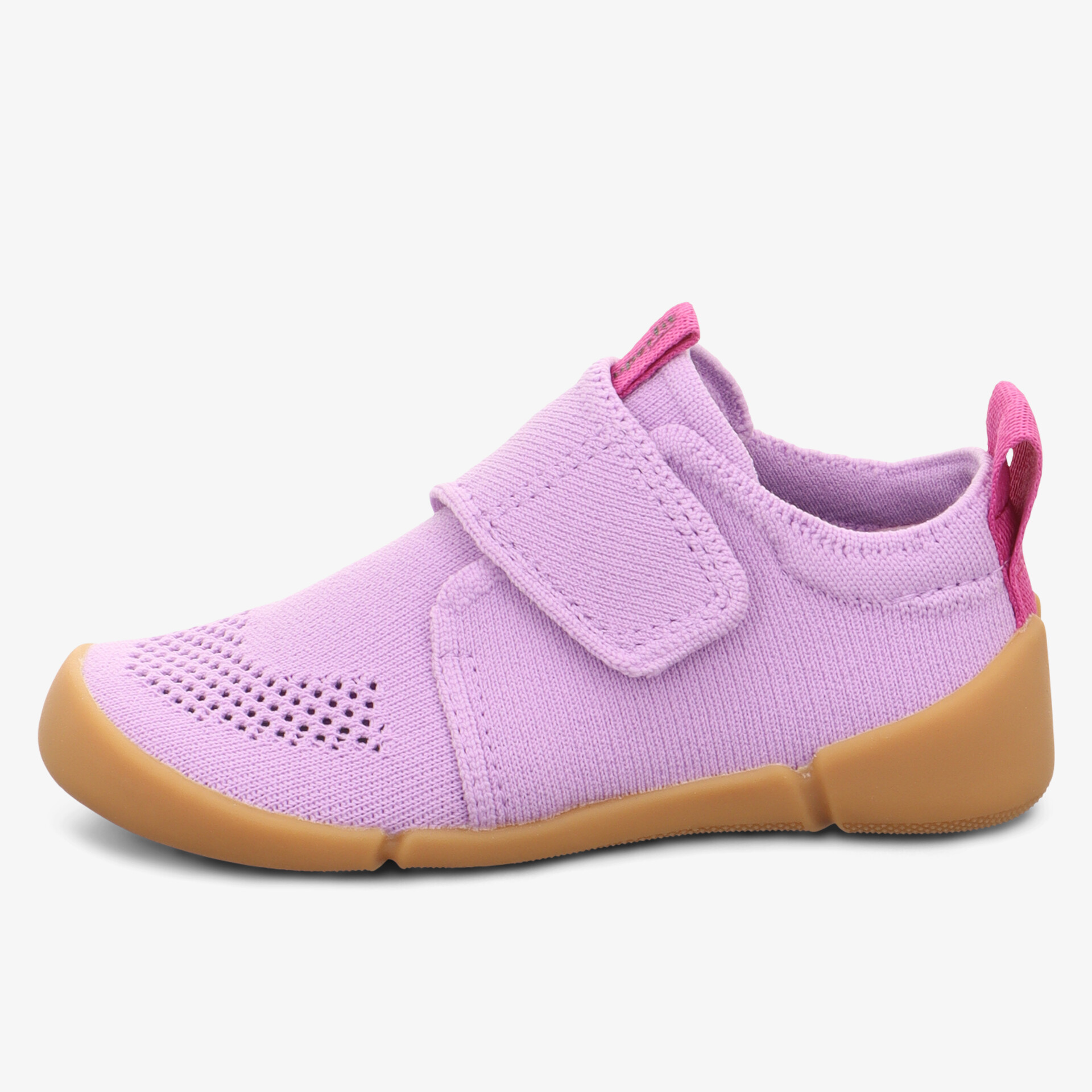 Leichter und flexibler Kinderschuh mit atmungsaktivem Obermaterial und sicherem Klettverschluss