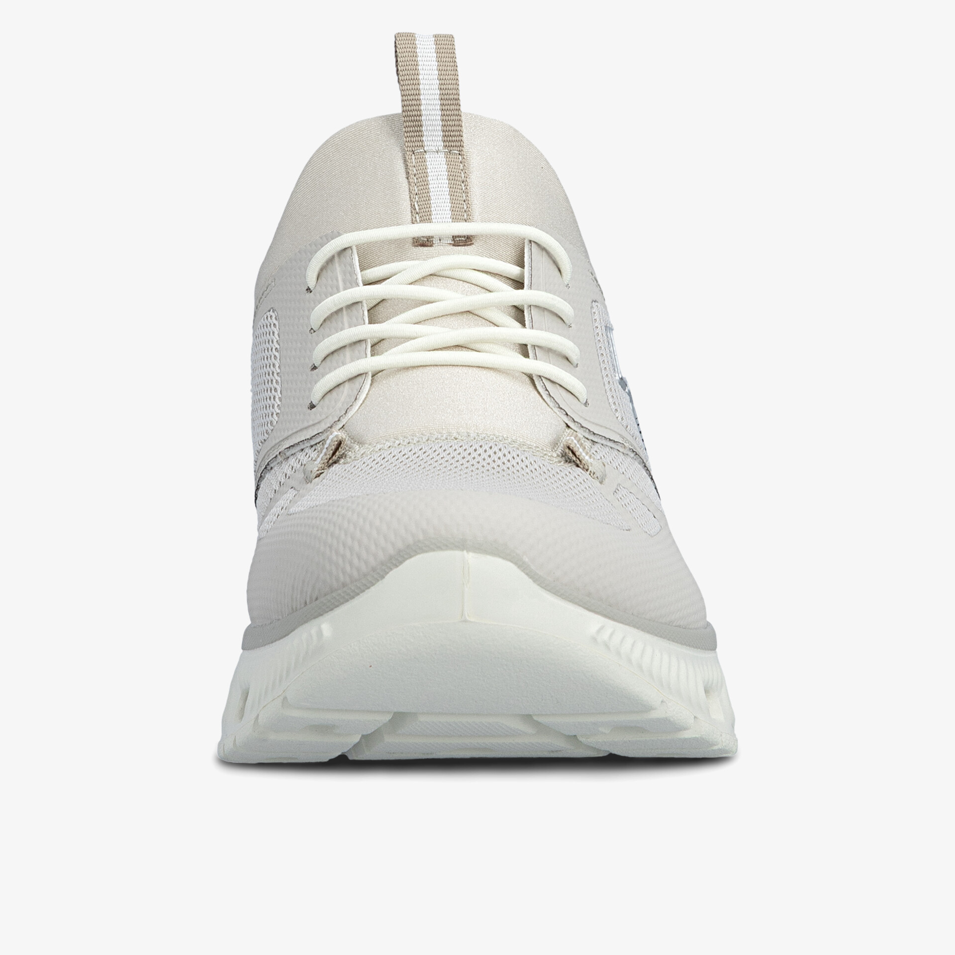 Moderner leichter Sportschuh in Frontansicht mit atmungsaktivem Material und komfortabler Passform