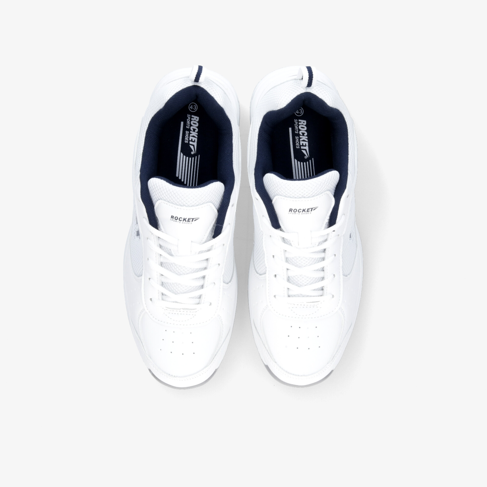 Klassische weiße Sneaker mit schnittigem Design, ideal für sportlichen Komfort und stilvolles Auftreten.