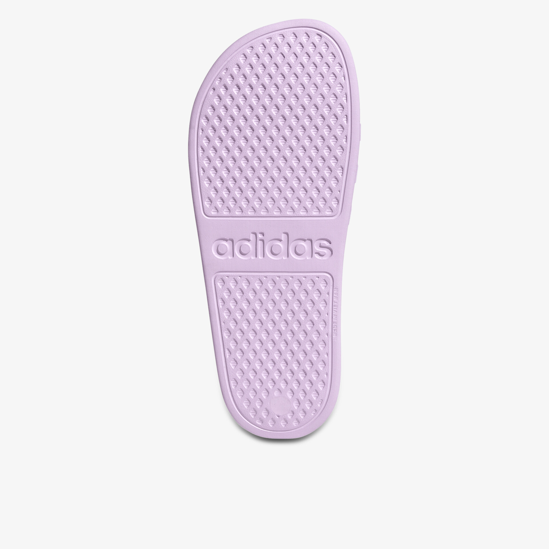 Leichte lila Adidas Badelatsche mit rutschfester Sohle und geprägtem Logo für hohen Tragekomfort