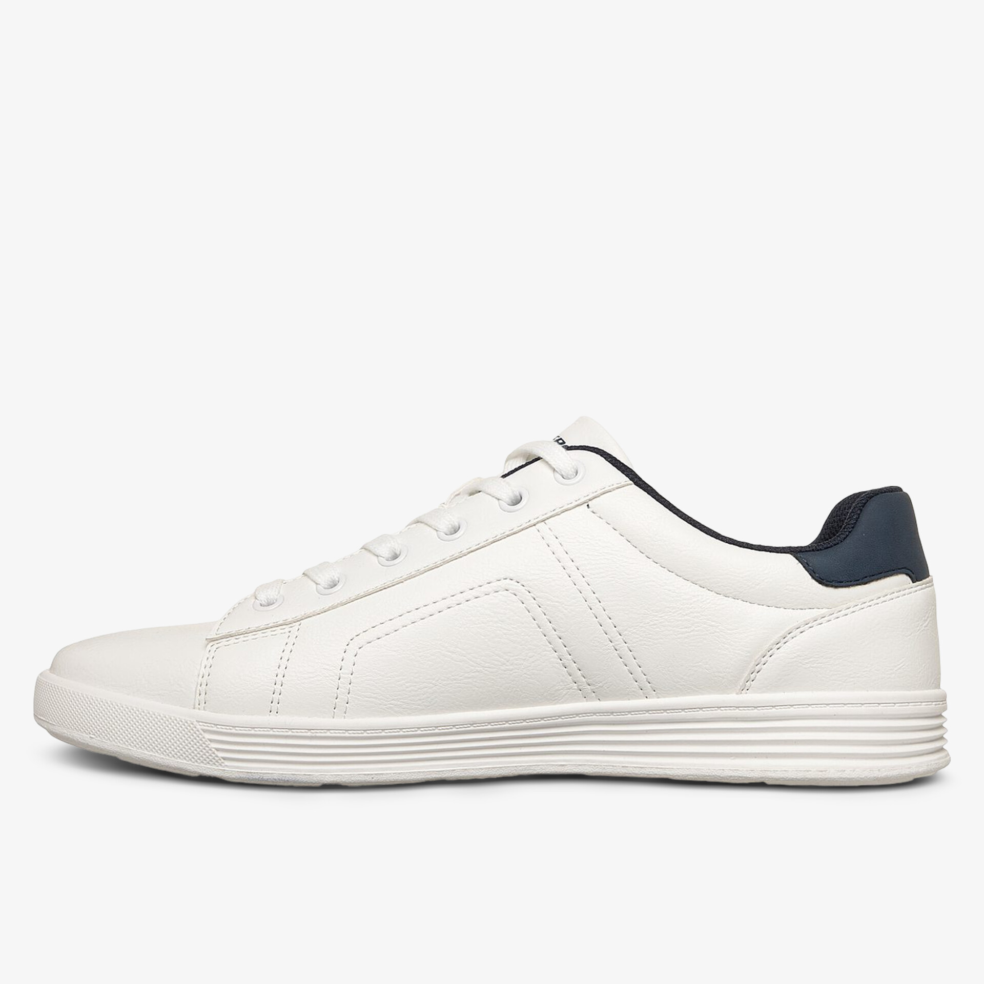 Eleganter weißer Sneaker mit modernem Design und bequemer Passform.