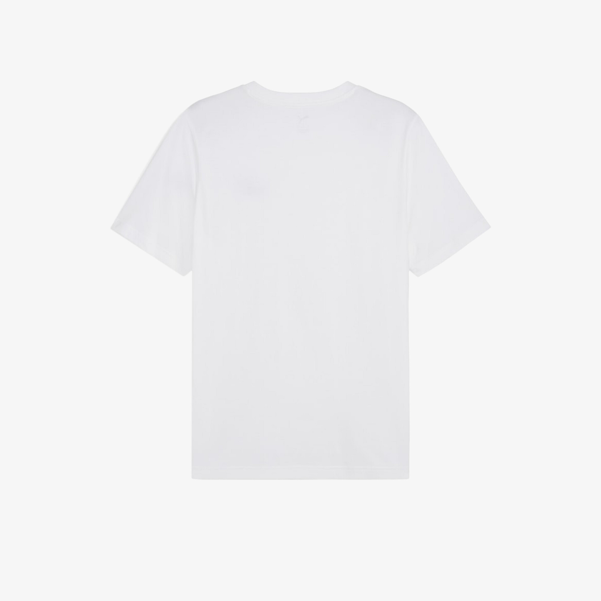 Weißes schlichtes T-Shirt mit Rundhalsausschnitt und kurzen Ärmeln, bequem und vielseitig kombinierbar