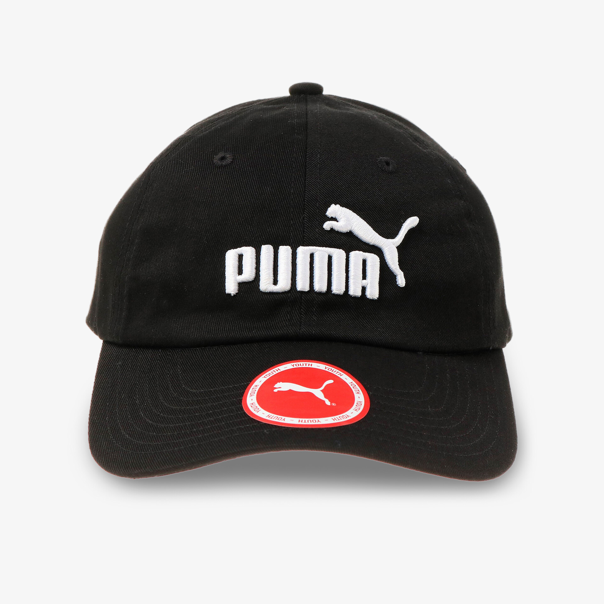 Stylische schwarze PUMA Baseball Cap mit markantem Logo und verstellbarem Verschluss für optimalen Komfort.