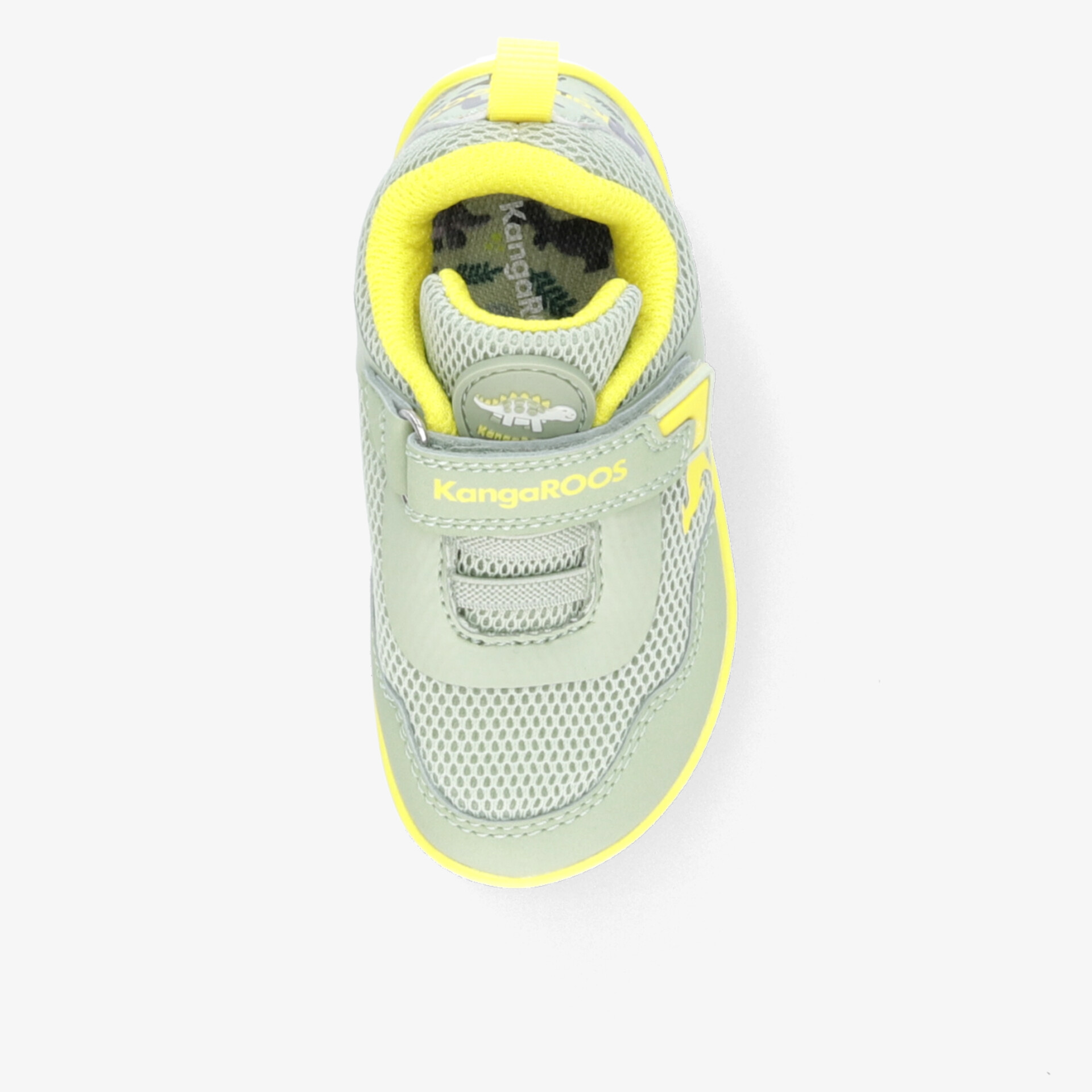Bequemer Sneaker mit Klettverschluss und atmungsaktivem Obermaterial in stilvollem Design von oben
