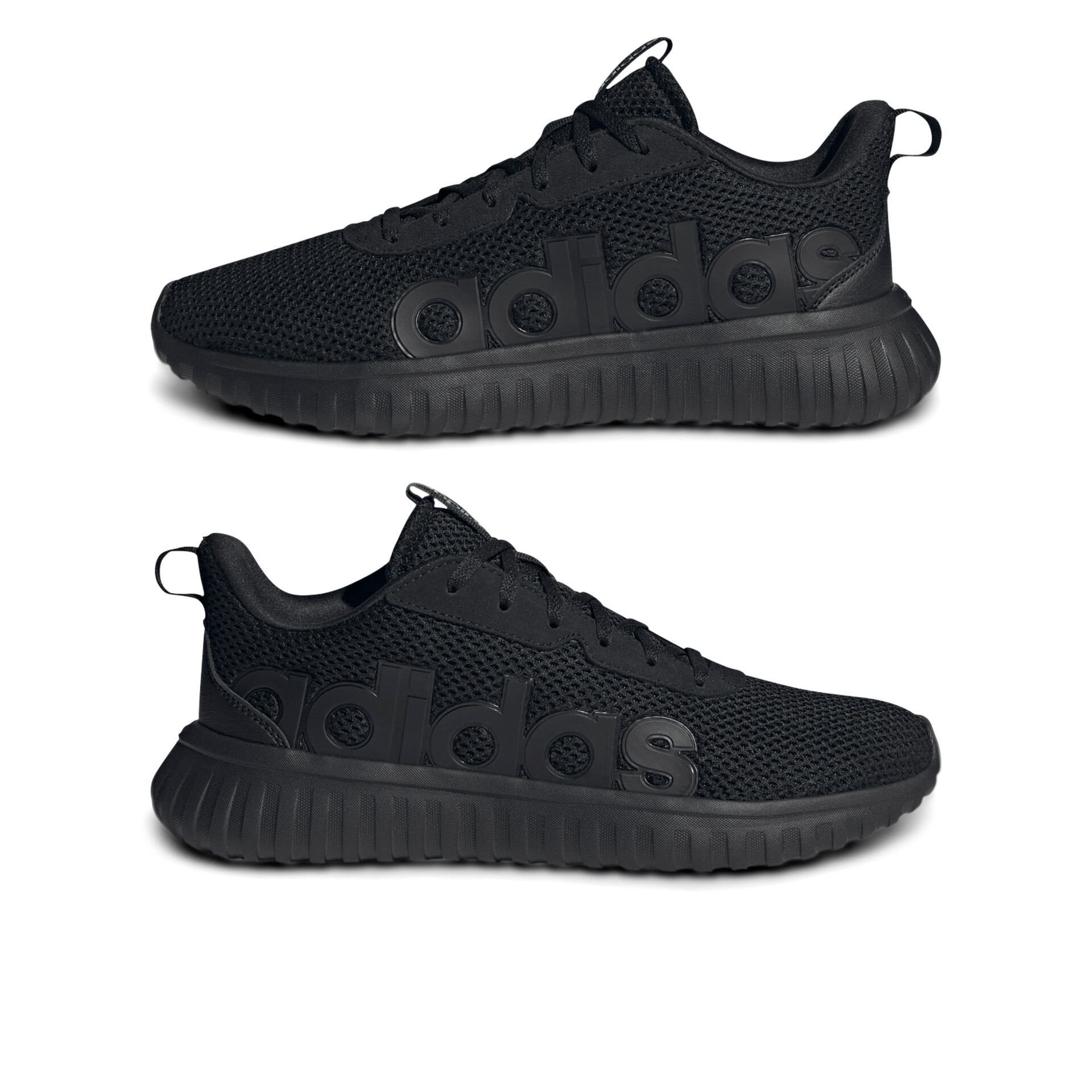 Leichte und flexible schwarze Sportschuhe mit atmungsaktivem Material und rutschfester Sohle für hohen Komfort