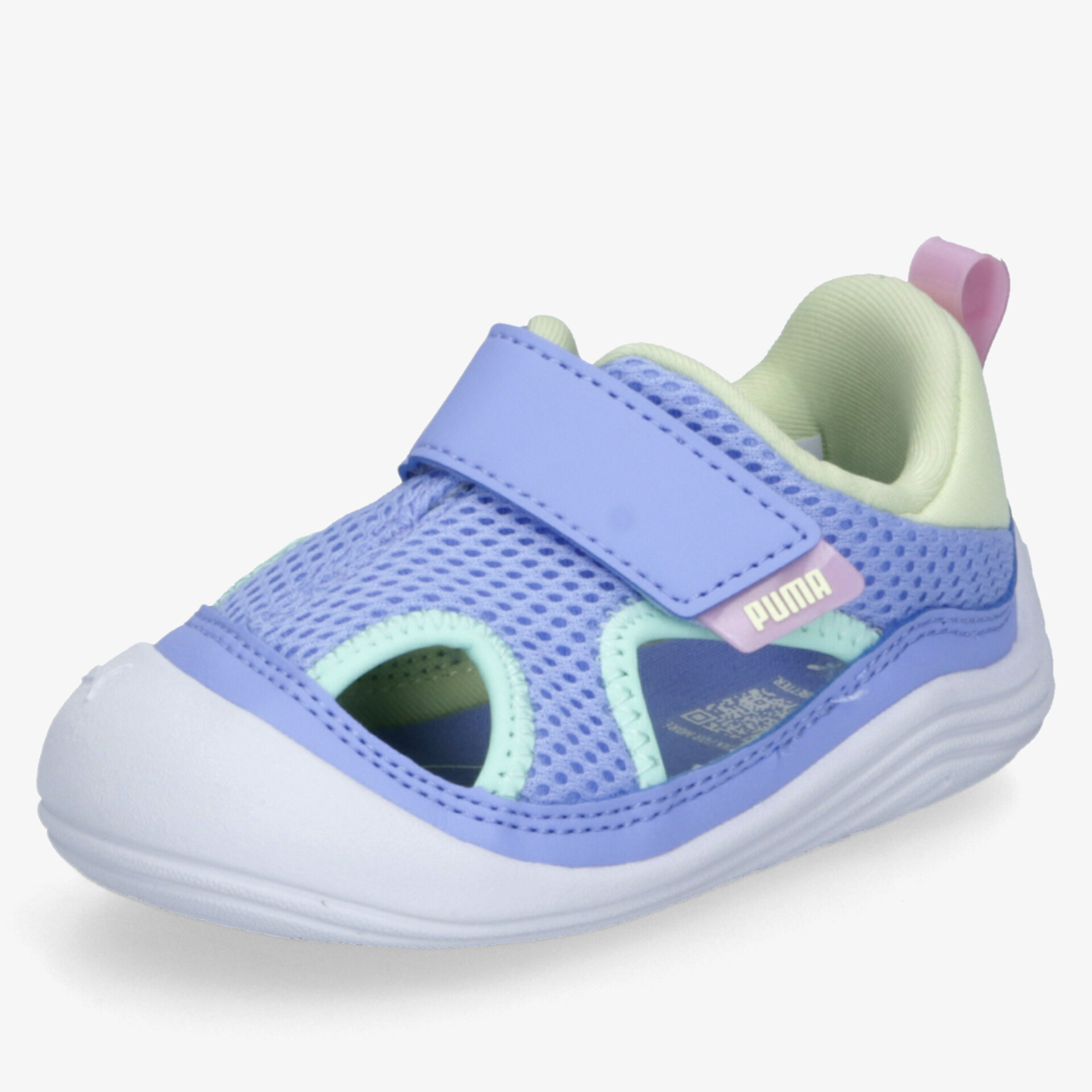 leichter Kinderschuh mit atmungsaktivem Material, praktischem Klettverschluss und weicher, flexibler Sohle für Komfort