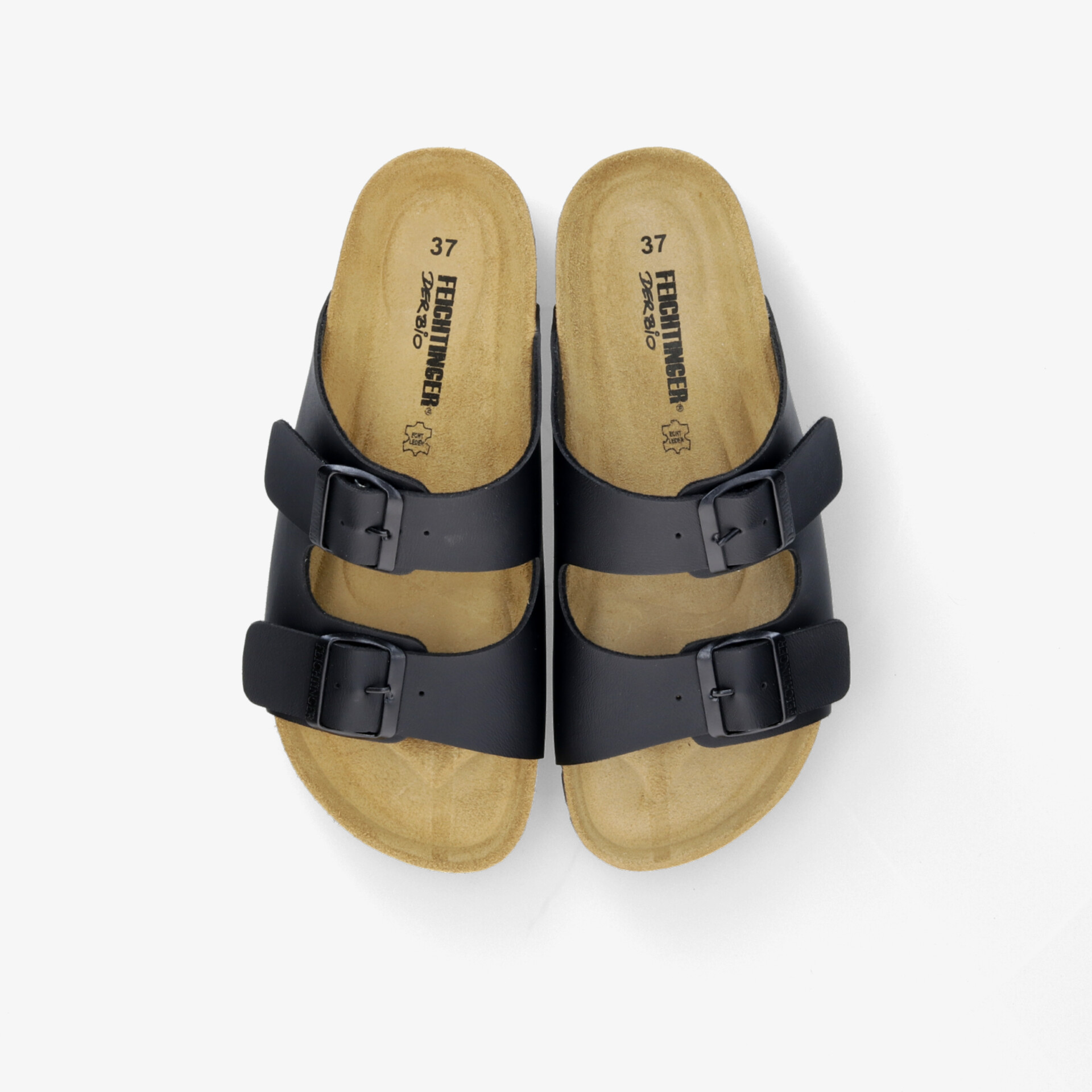 Bequeme Sandalen mit zwei verstellbaren Riemen und ergonomischem Fußbett, perfekt für den Alltag.