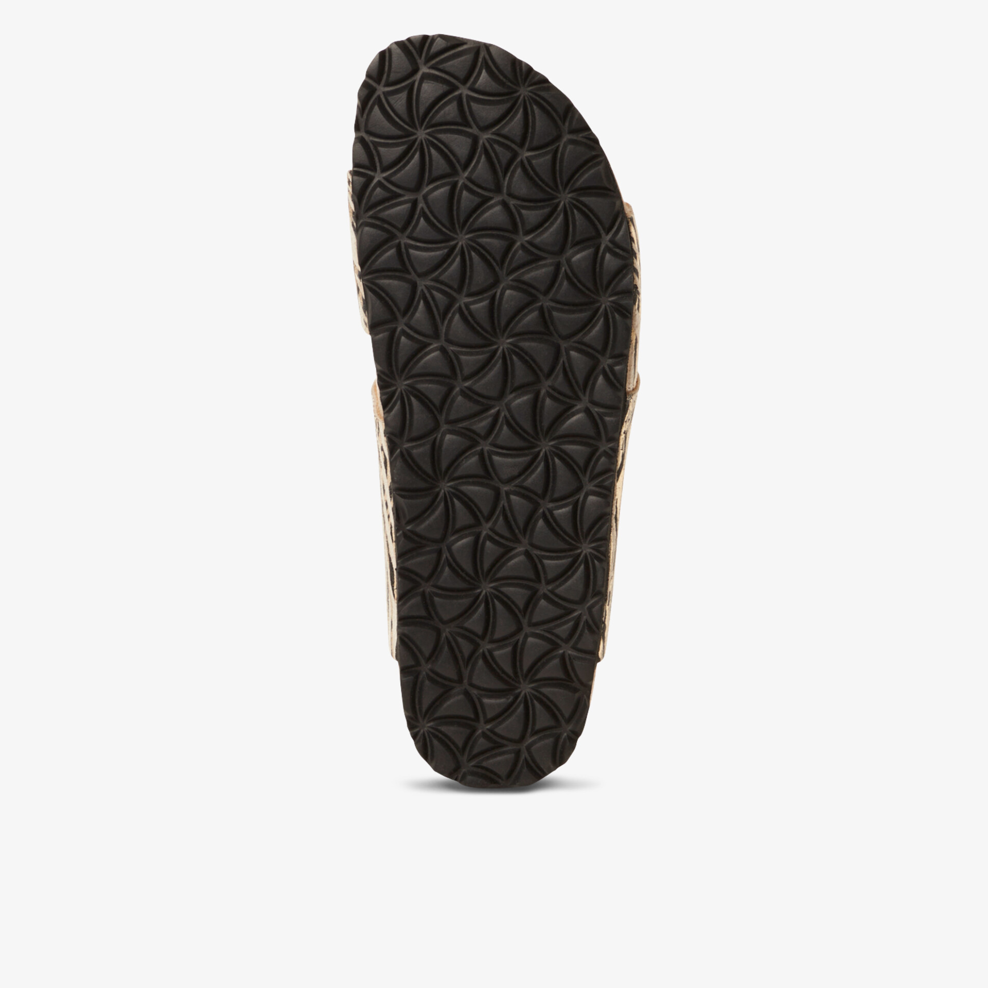 Robuste und rutschfeste Schuhsohle mit markantem Profil für sicheren Halt und langanhaltende Nutzung