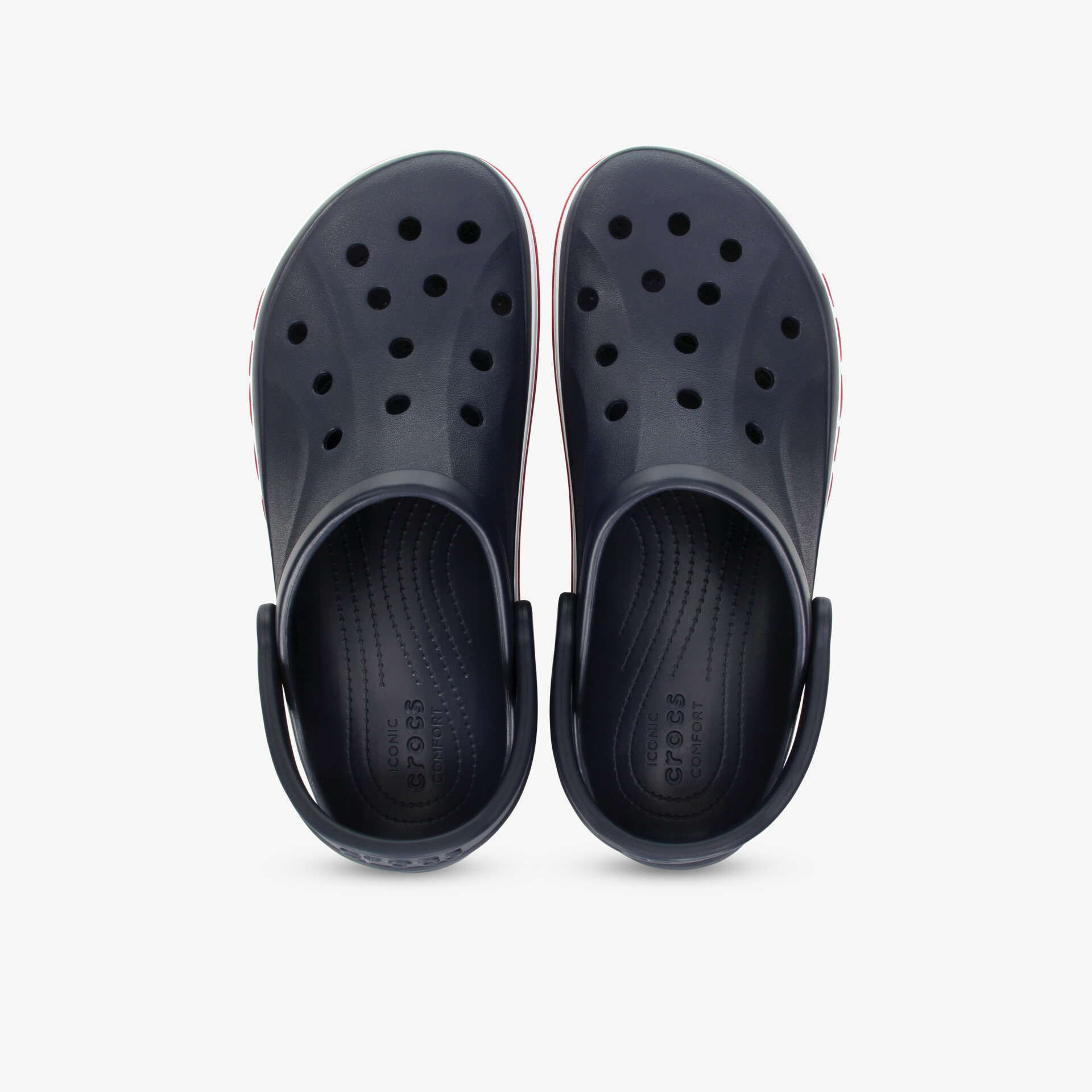 Leichtes Paar Gummischuhe mit vielen Belüftungslöchern für optimalen Tragekomfort und rutschfeste Sohlen