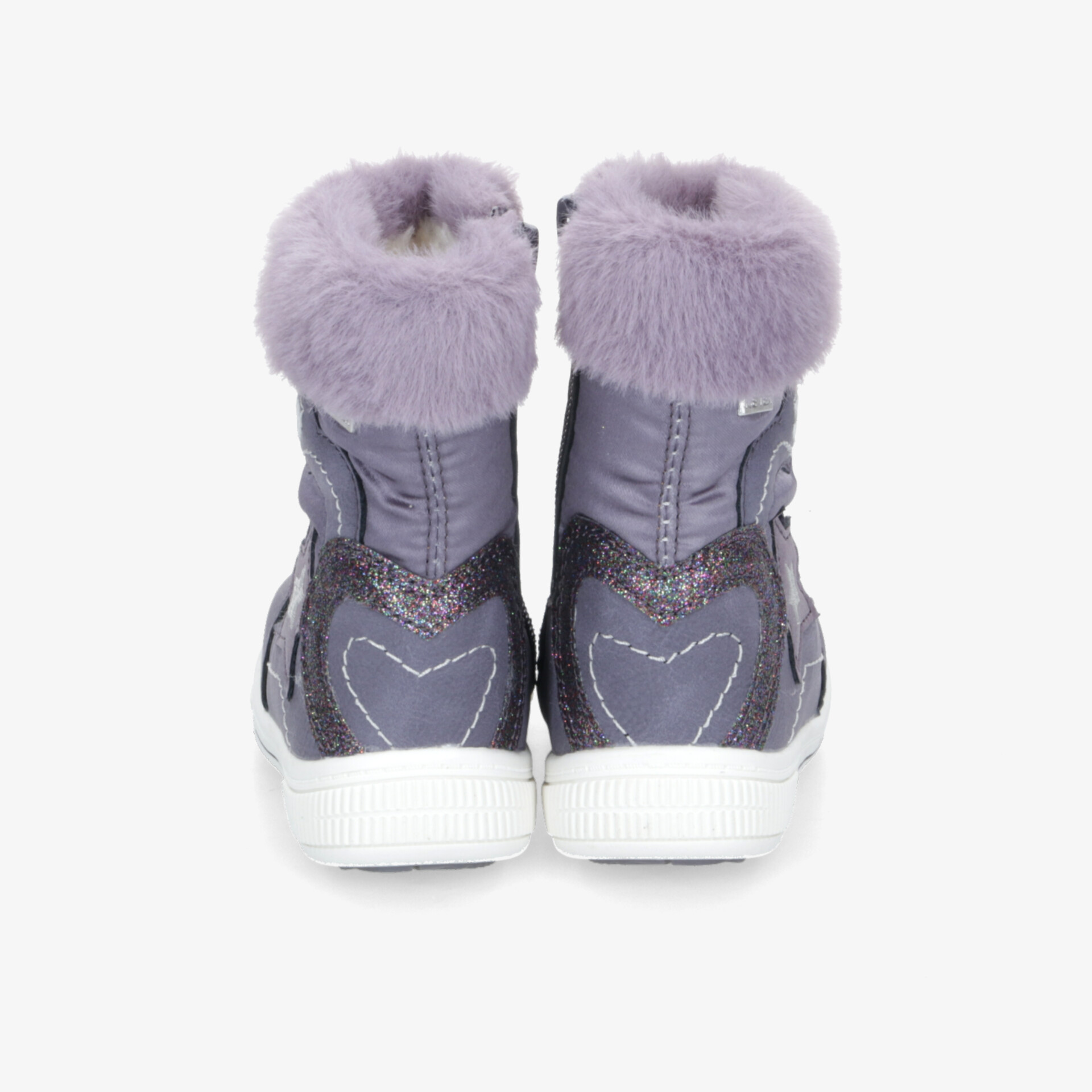 Warme Stiefel mit flauschigem Kragen und robuster Laufsohle in elegantem Design, ideal für kalte Tage