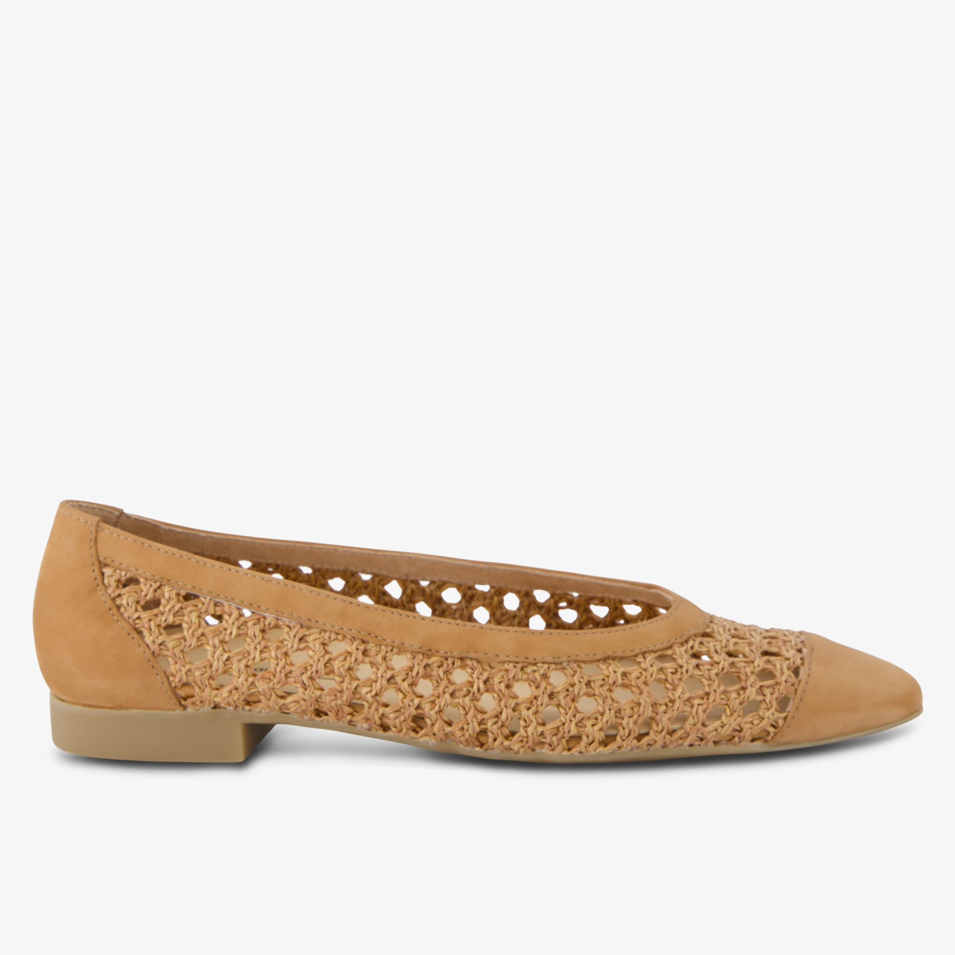 Eleganter flacher Schuh mit atmungsaktivem Design und stilvoller Optik.