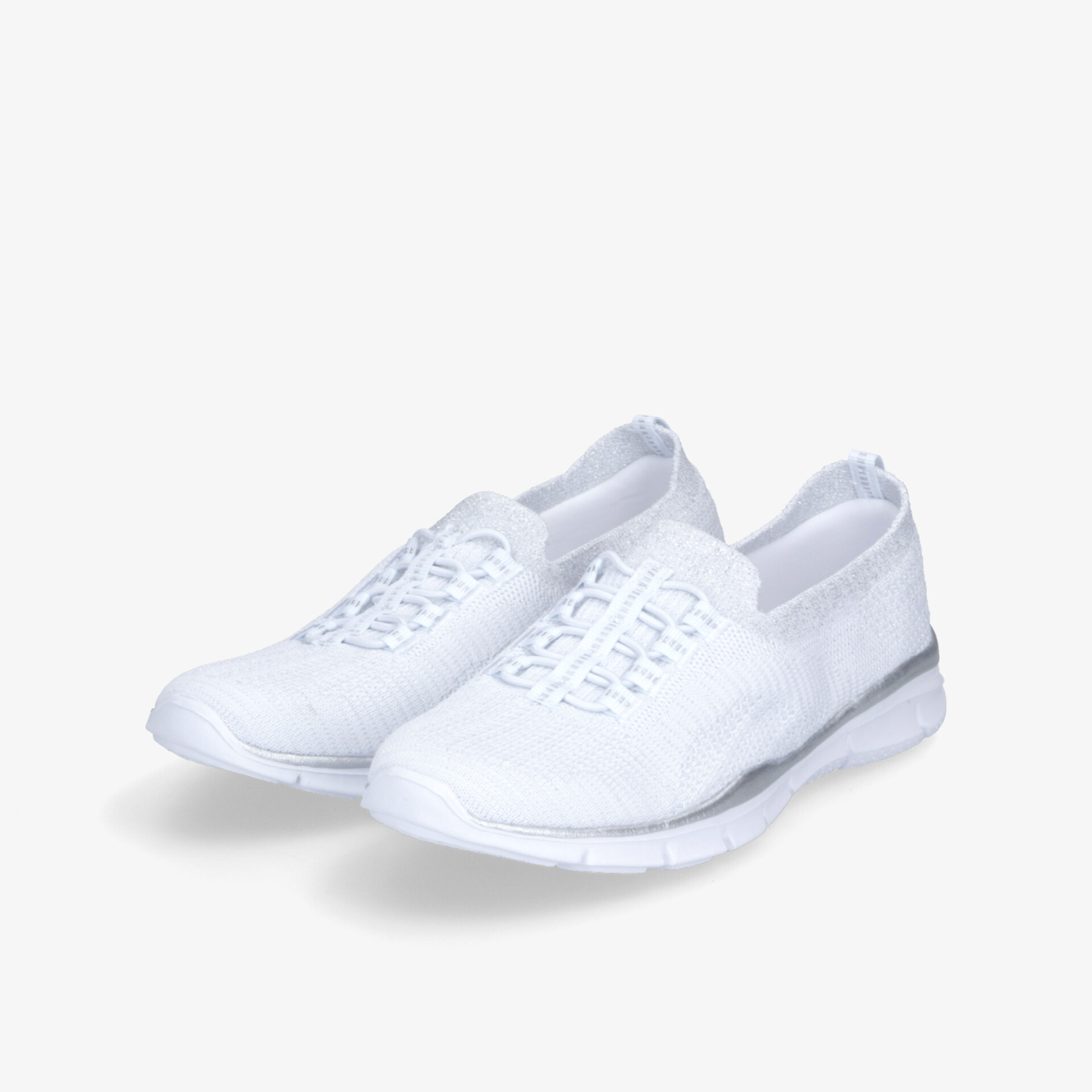 Leichte weiße Sneaker mit atmungsaktivem Material und flexibler Sohle für hohen Tragekomfort