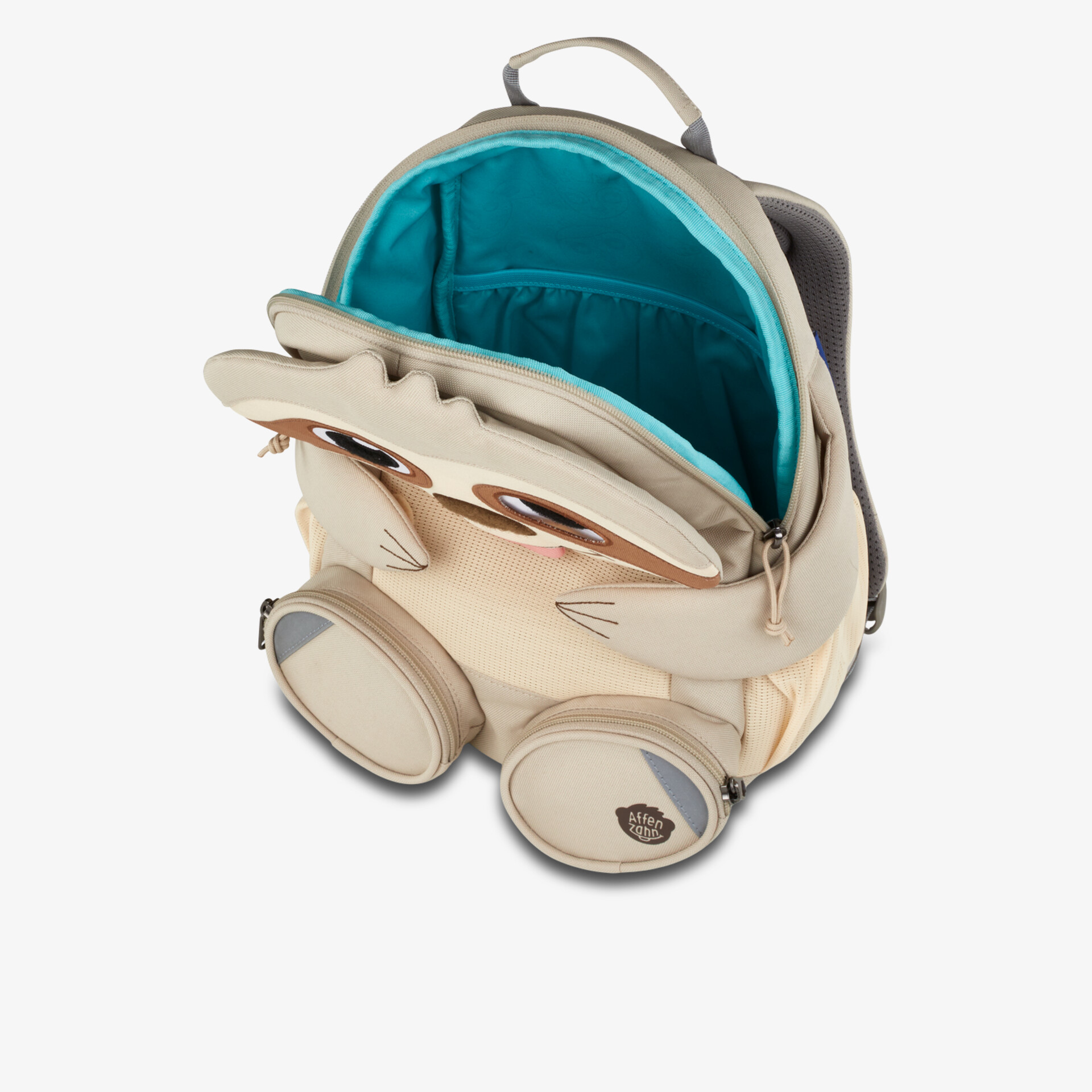 Affenzahn Rucksack in hellem Design mit großzügigem Innenraum und funktionalen Details