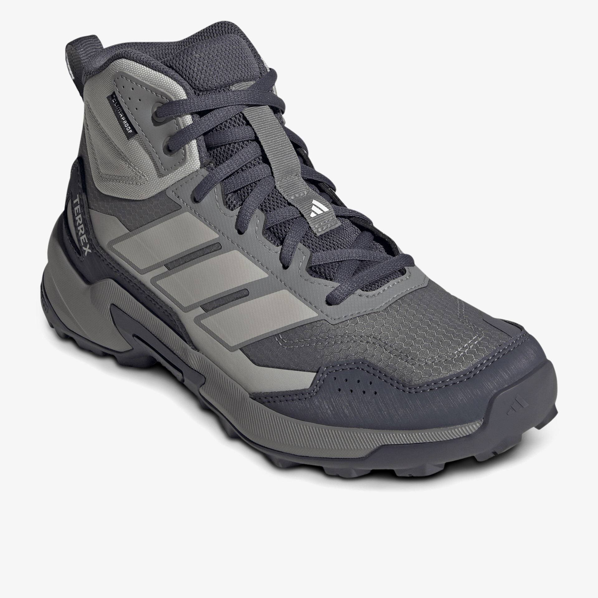 Robuster Outdoor-Trekking-Schuh mit atmungsaktivem Material und griffiger Sohle für sicheren Halt