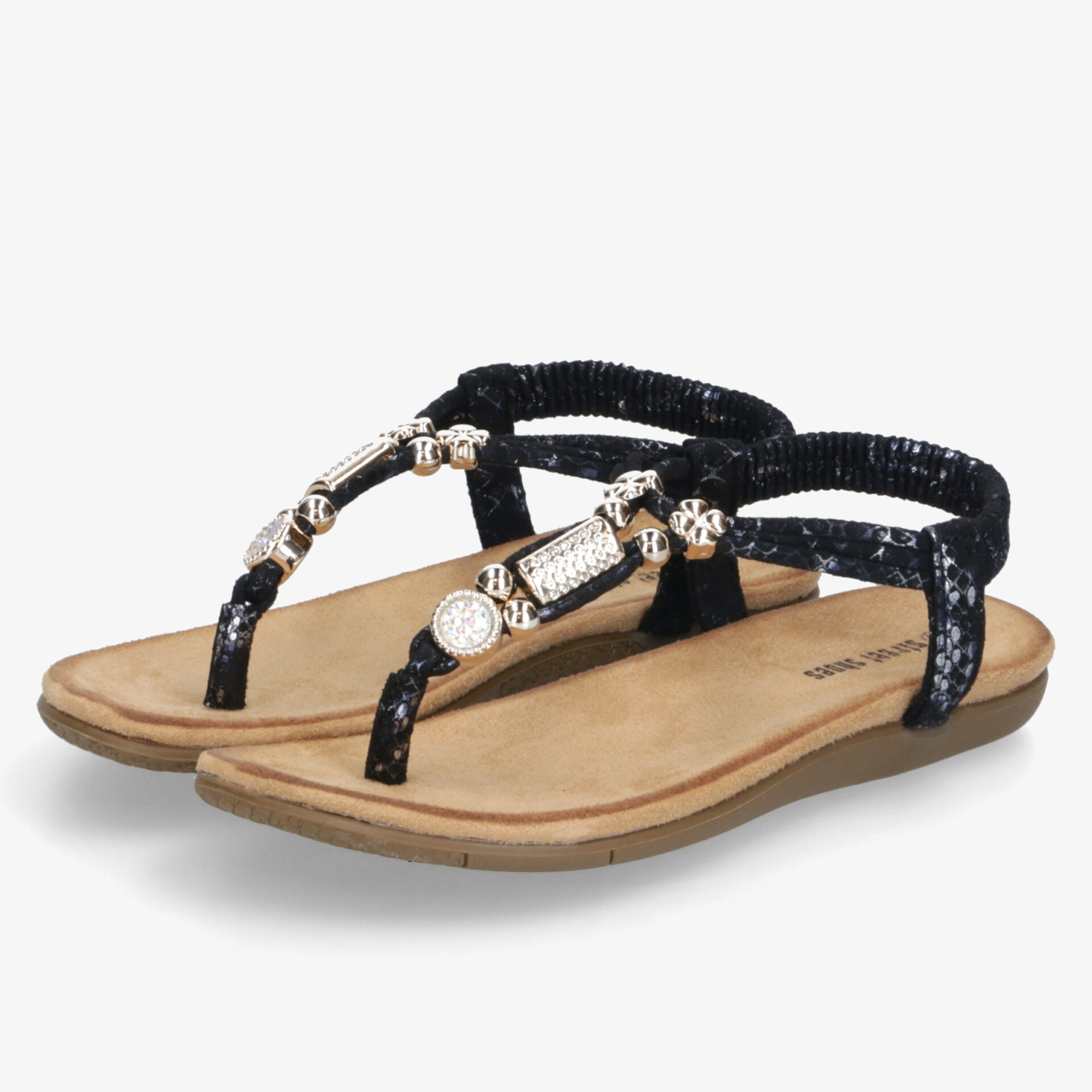 Leichte, bequeme Sandalen mit verstellbarem Riemen und modischen dekorativen Details für den Sommer