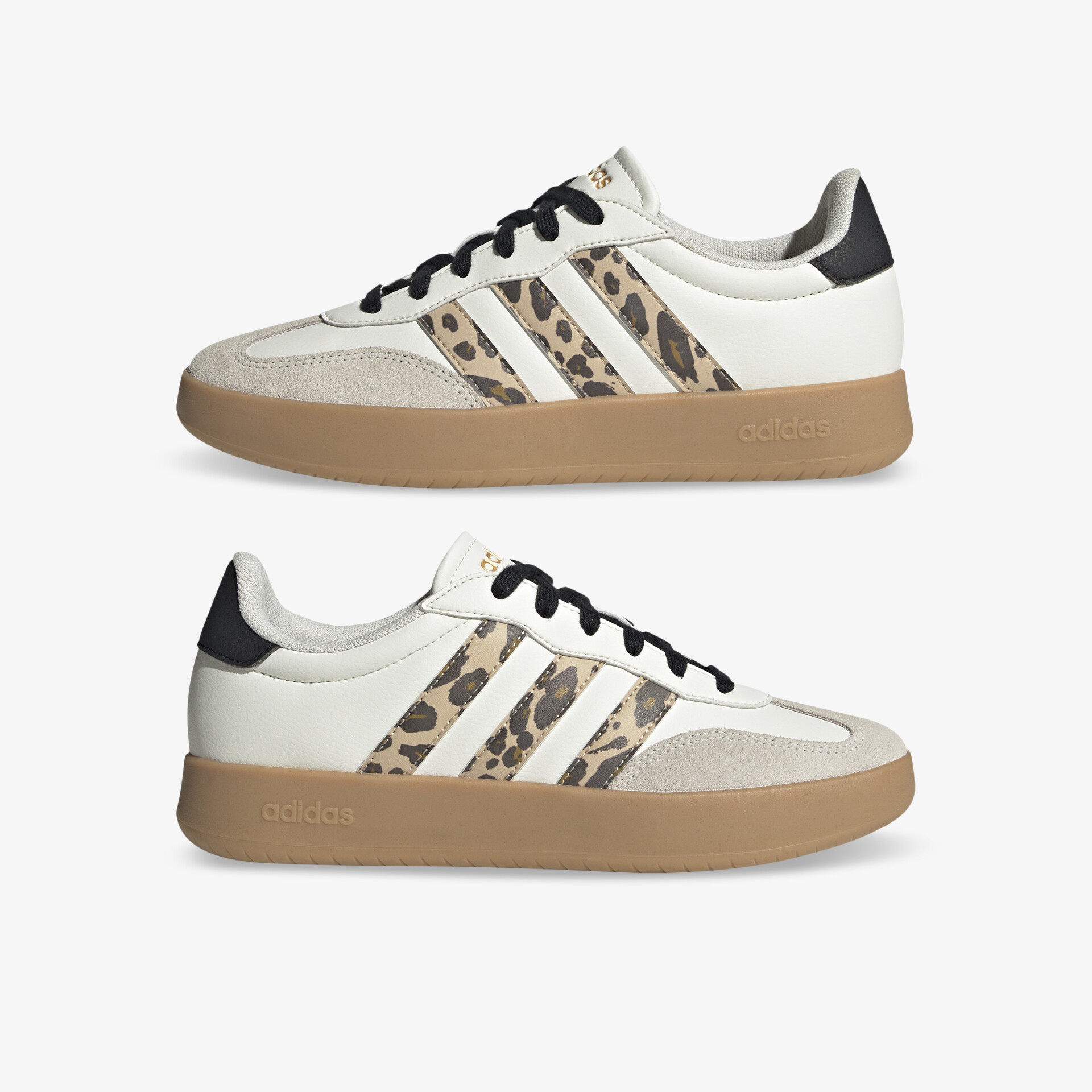 Sportlicher Sneaker mit bequemer Passform, robustem Design und modischen Leopardenstreifen, ideale Alltagsschuhe
