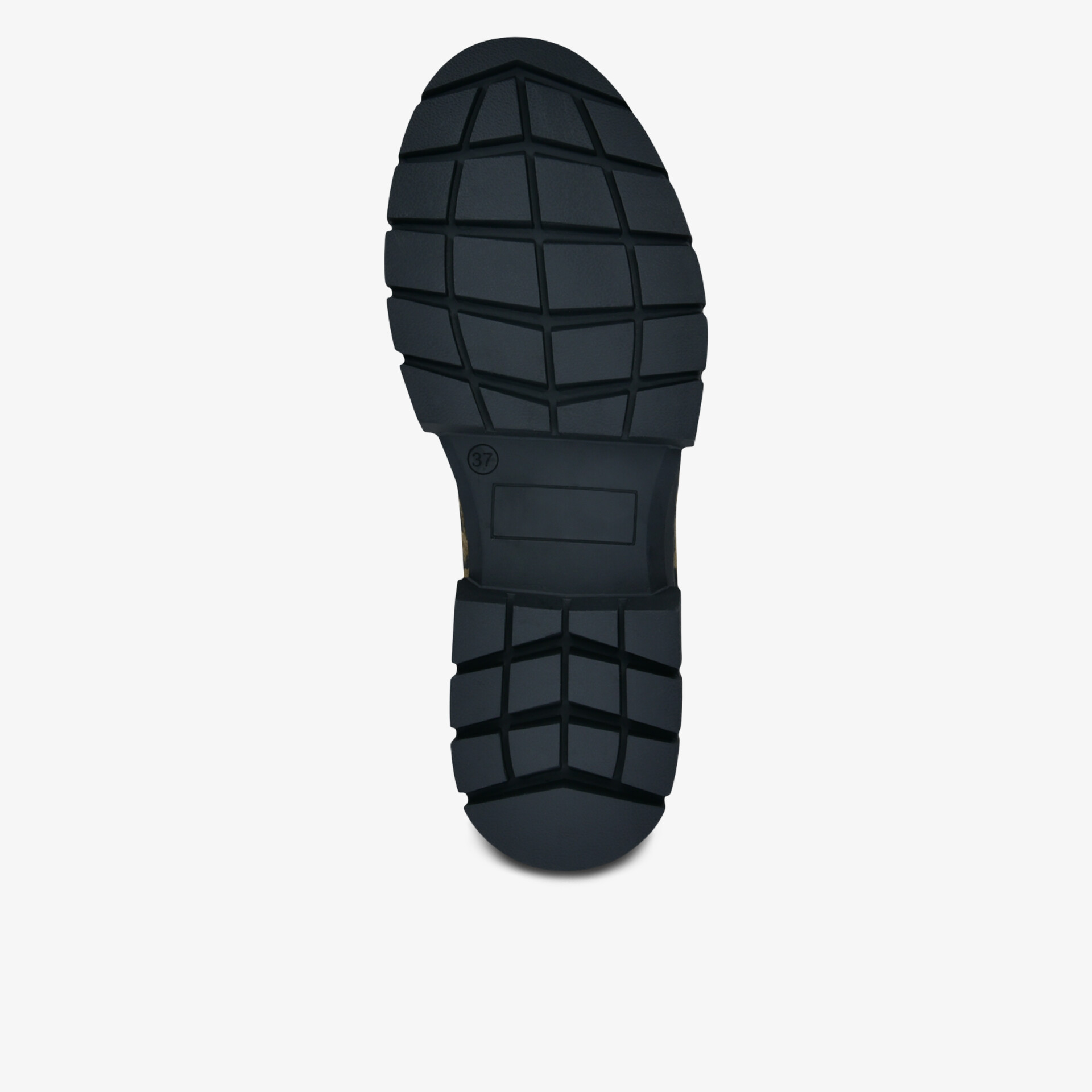 Robuste und rutschfeste Schuhsohle mit tiefem Profil für optimalen Halt und Langlebigkeit