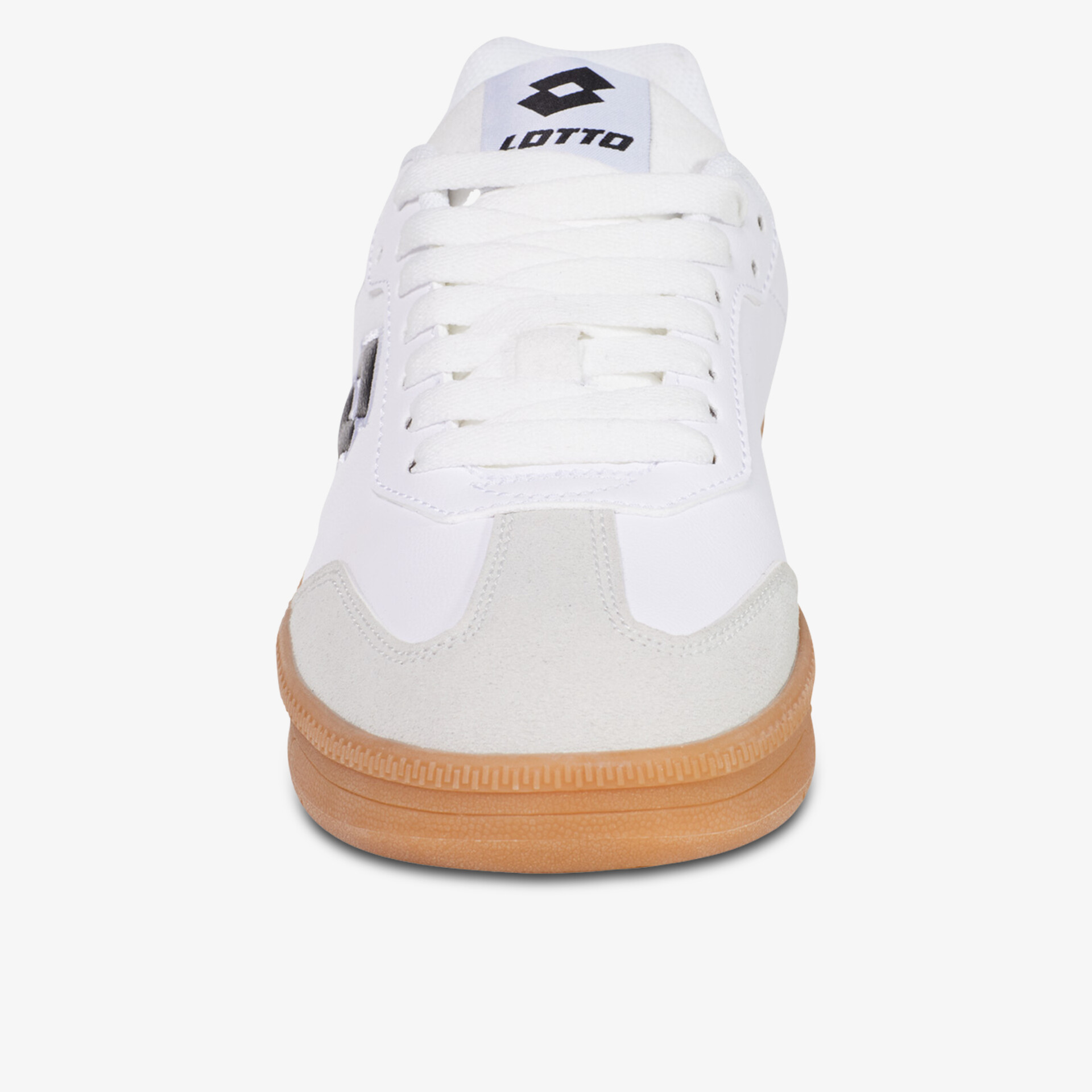 Sportlicher weißer Lotto Sneaker mit bequemer Passform und robuster Gummisohle