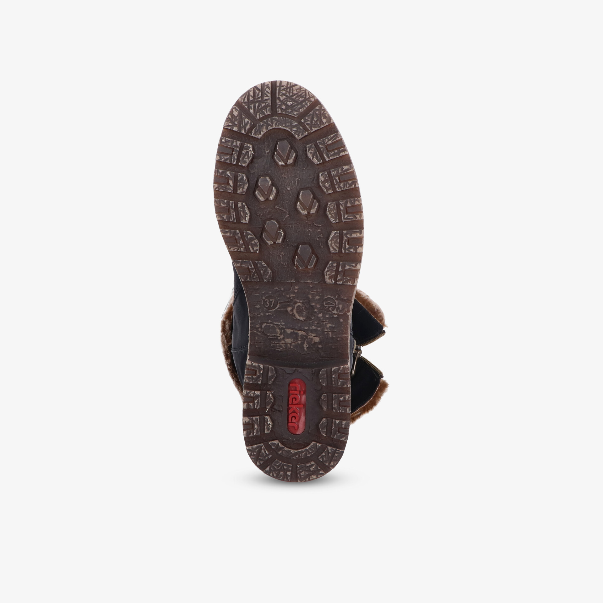 Robuste und rutschfeste Schuhsohle mit tiefem Profil für sicheren Halt und langlebige Nutzung