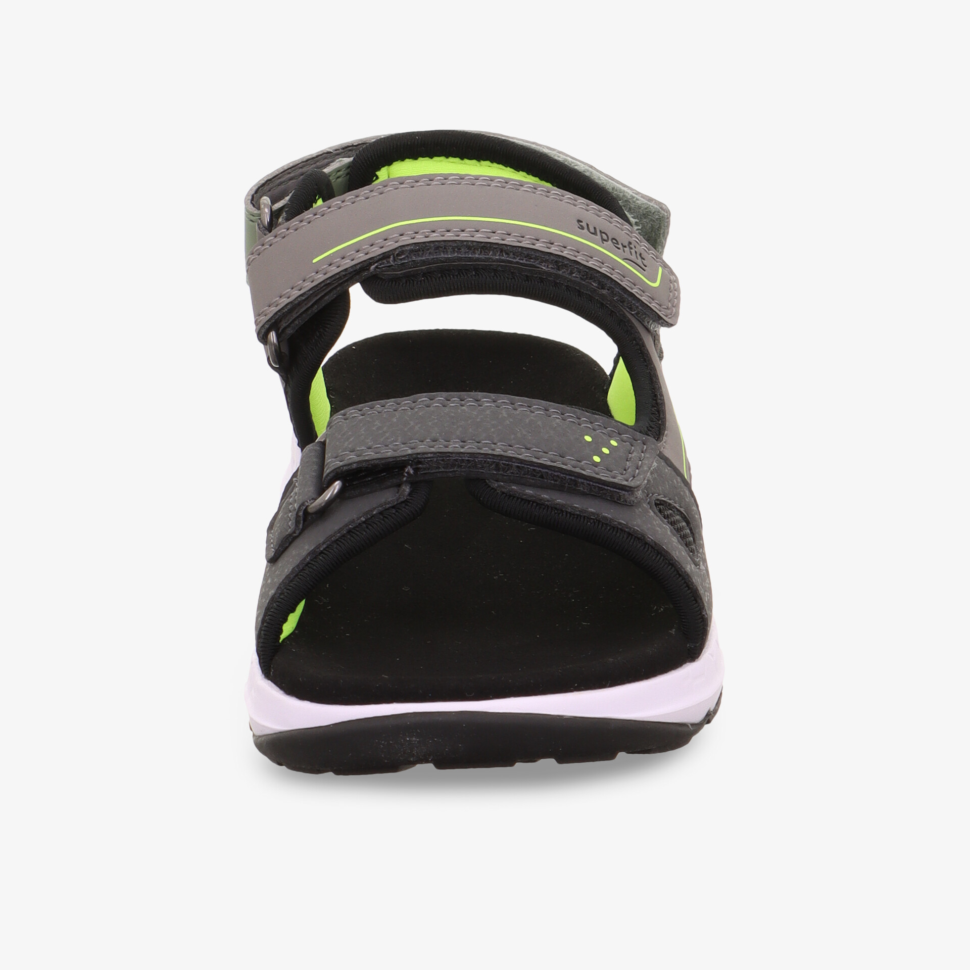 Leichte, atmungsaktive Sandale mit verstellbaren Klettverschlüssen und rutschfester Sohle für hohen Tragekomfort