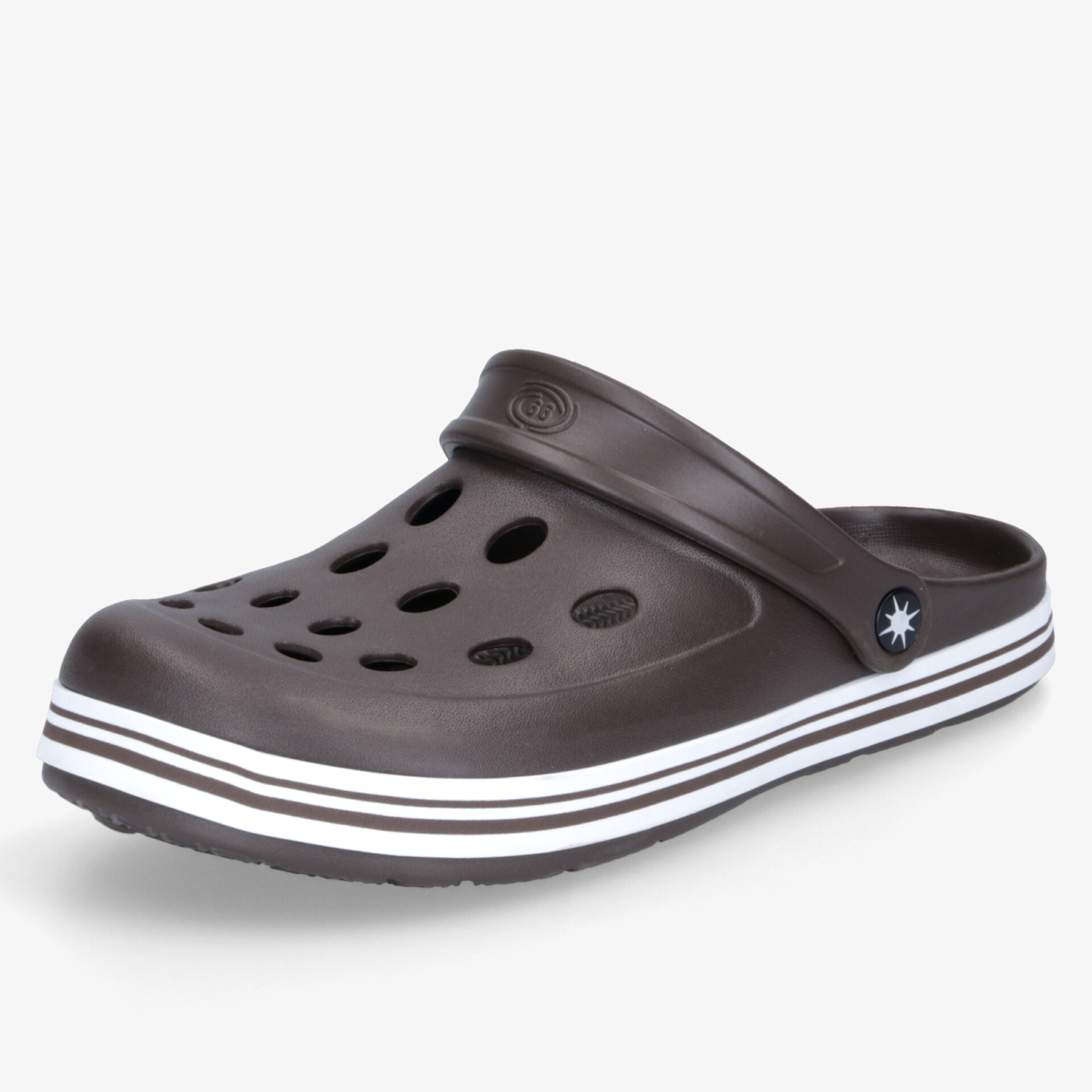 Klassische bequeme Clogs in Braun, ideal für Alltag und Freizeit, mit rutschfester Sohle und hervorragender Belüftung.