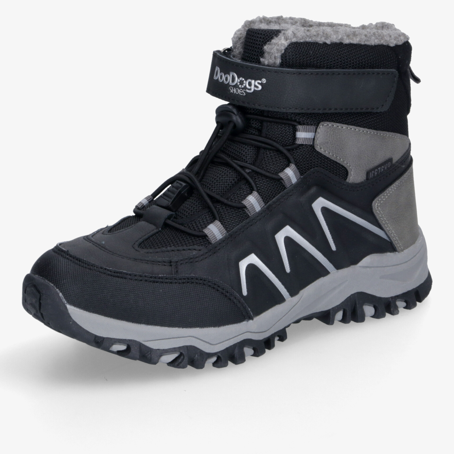 Robuste Outdoor-Wanderschuhe mit wasserdichtem Material und rutschfester Sohle für anspruchsvolle Touren.