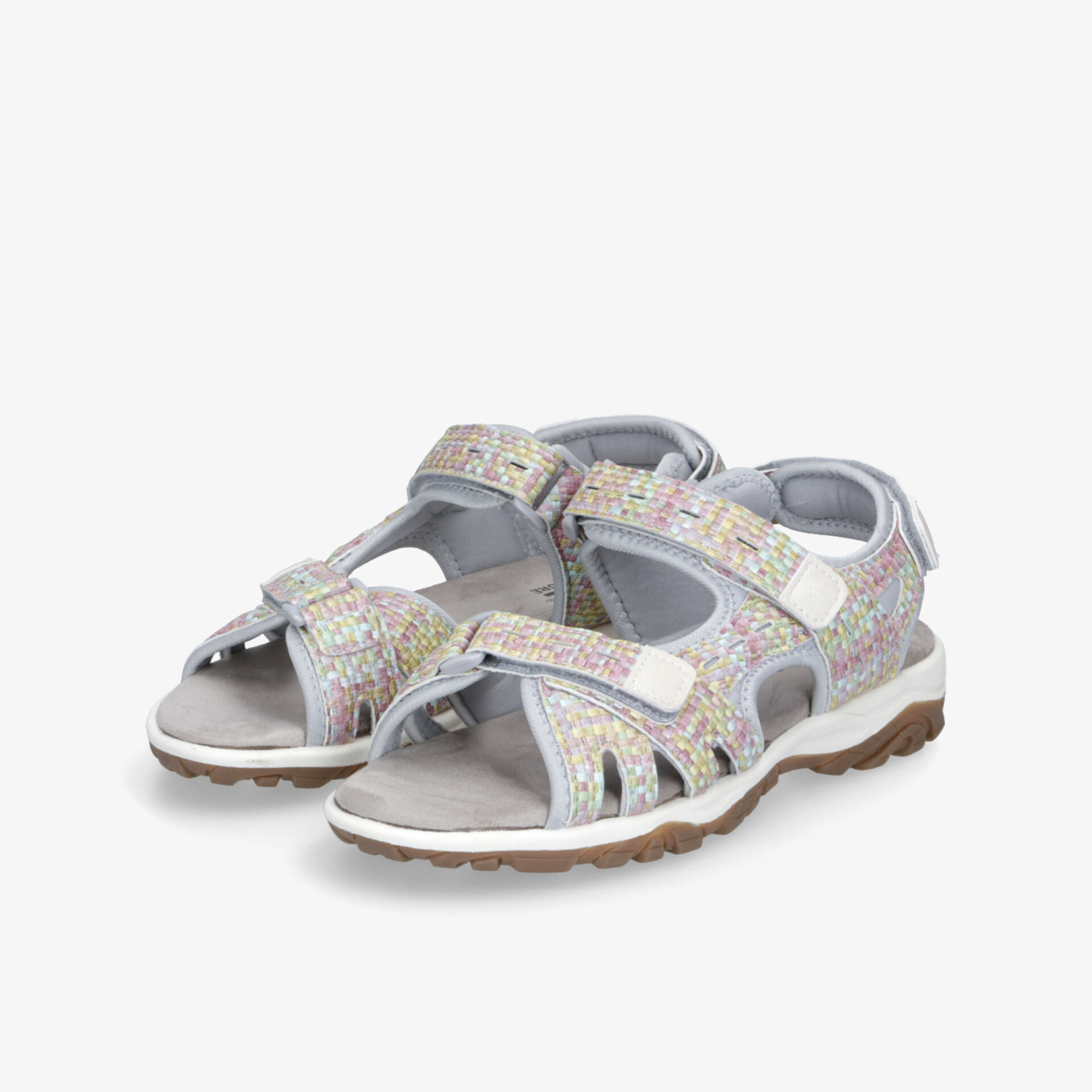 Bequeme multifunktionale Sandalen mit verstellbaren Verschlüssen und rutschfester Sohle für optimalen Tragekomfort.