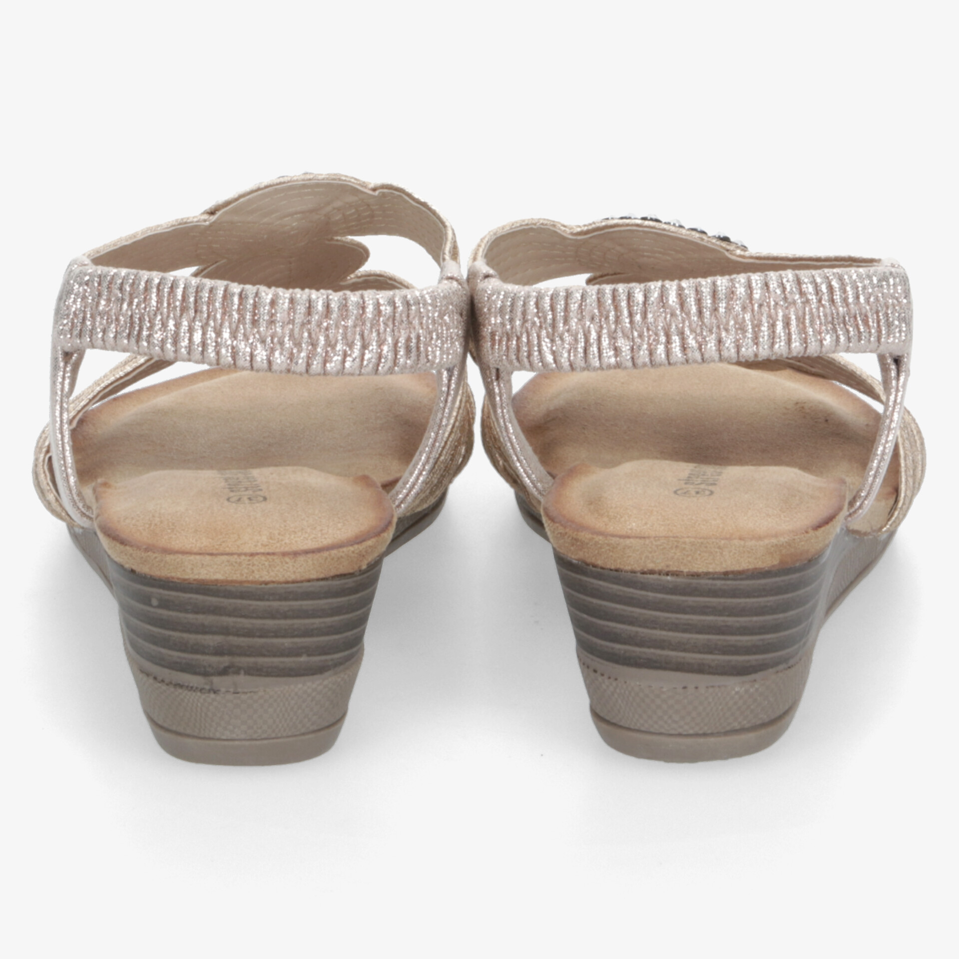 Elegante Sandalen mit praktischem Keilabsatz und verstellbaren Riemen für hohen Tragekomfort