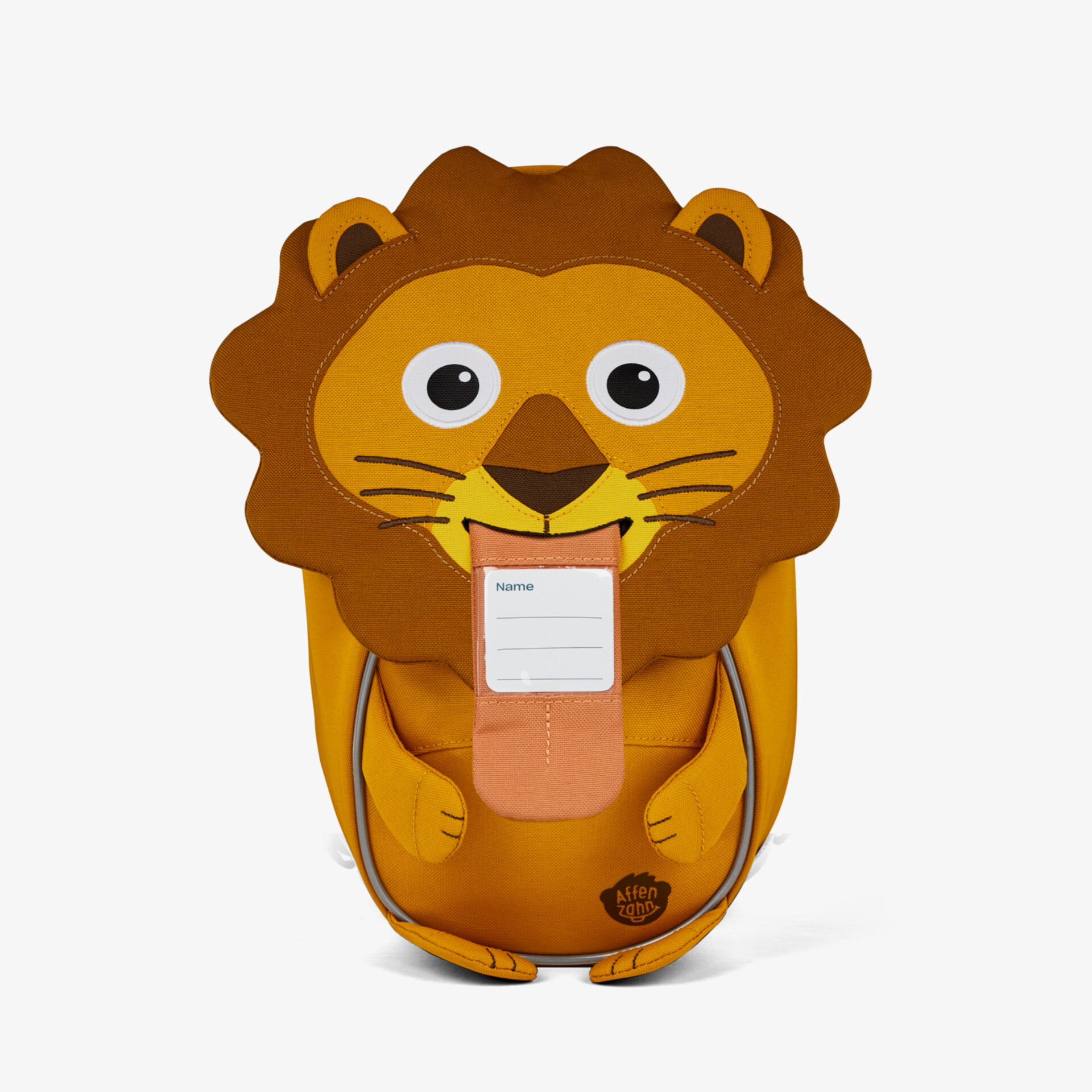 Kinderrucksack mit auffälligem Löwenmotiv, robustes Design und verstellbare Träger für optimalen Komfort