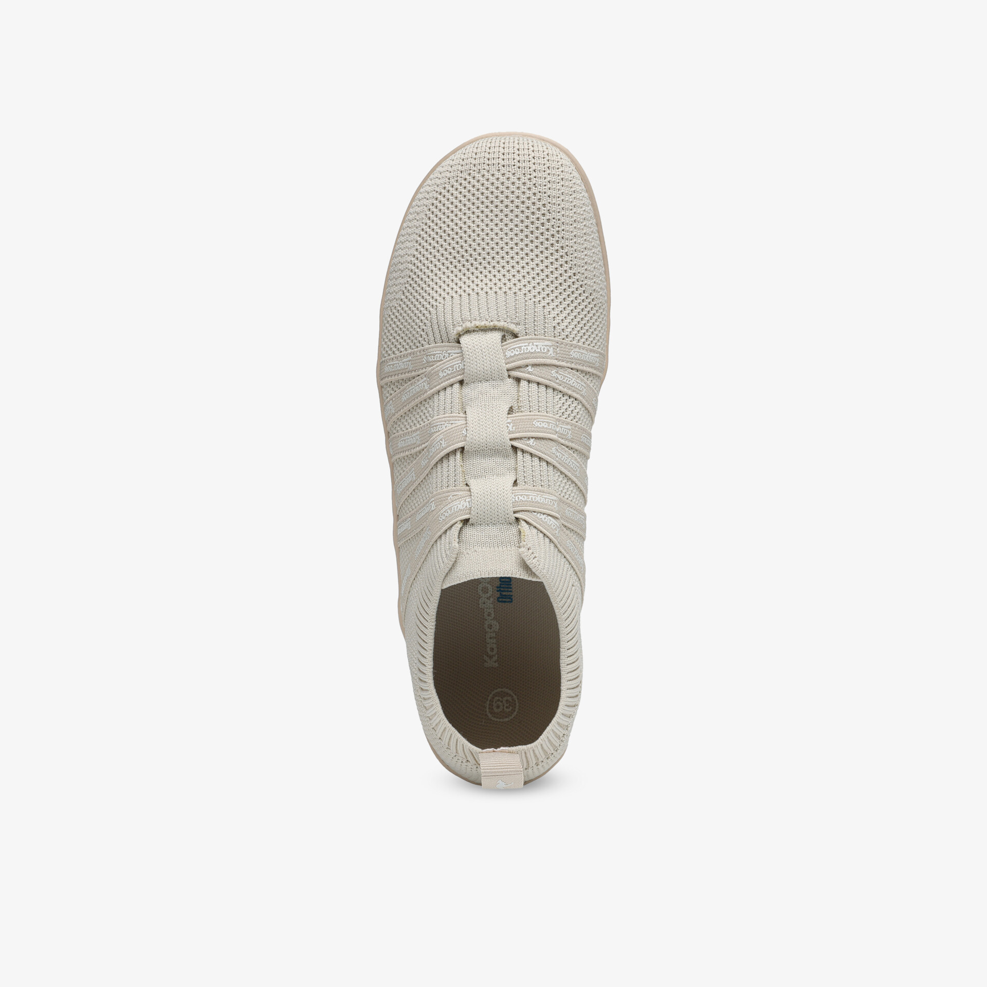 Leichter, atmungsaktiver Sportschuh in heller beige Farbe mit flexibler Passform und bequemer Innensohle