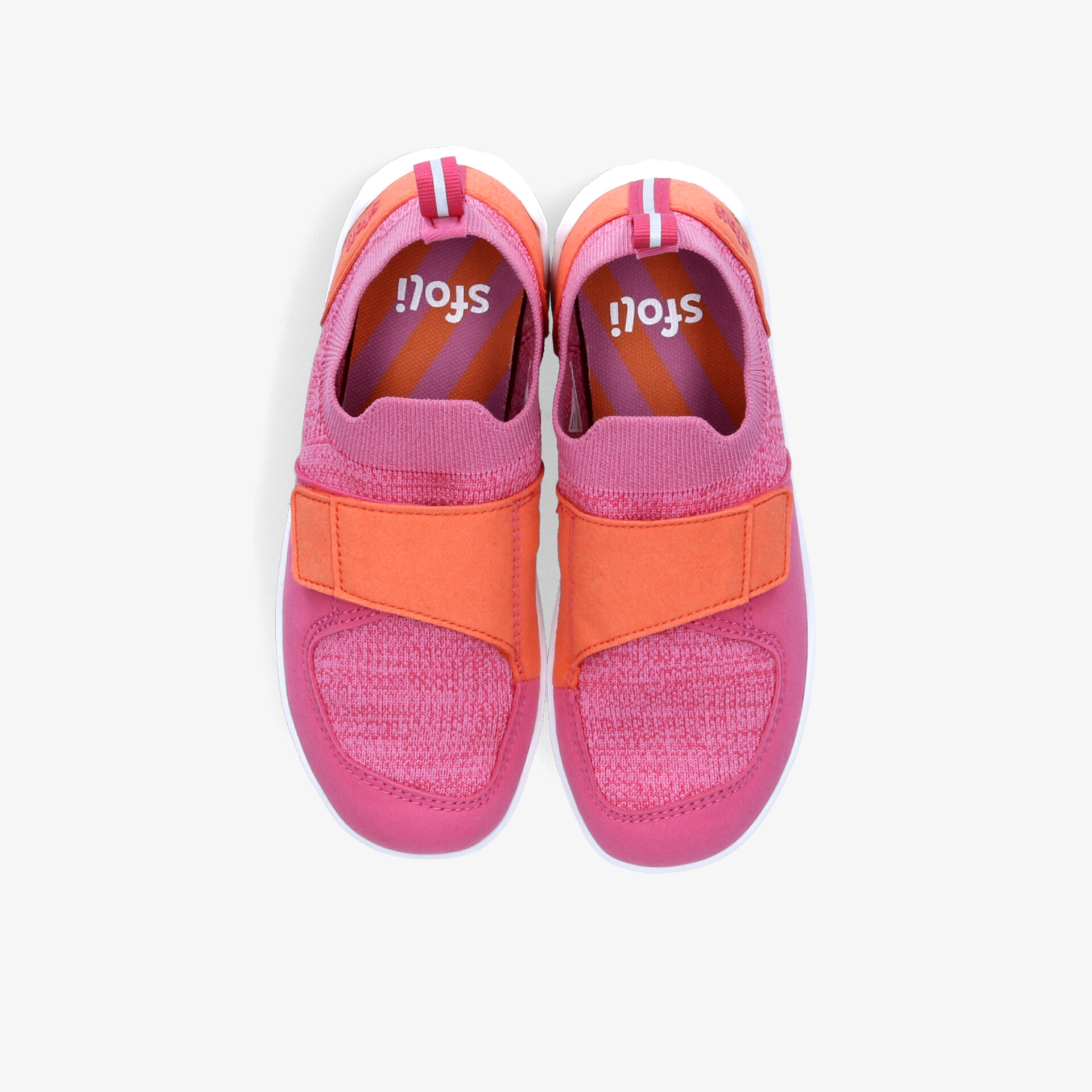 Leichtes, elastisches Paar rosafarbener Slipper mit rutschfester Sohle und gepolsterter Innenseite für optimalen Tragekomfort