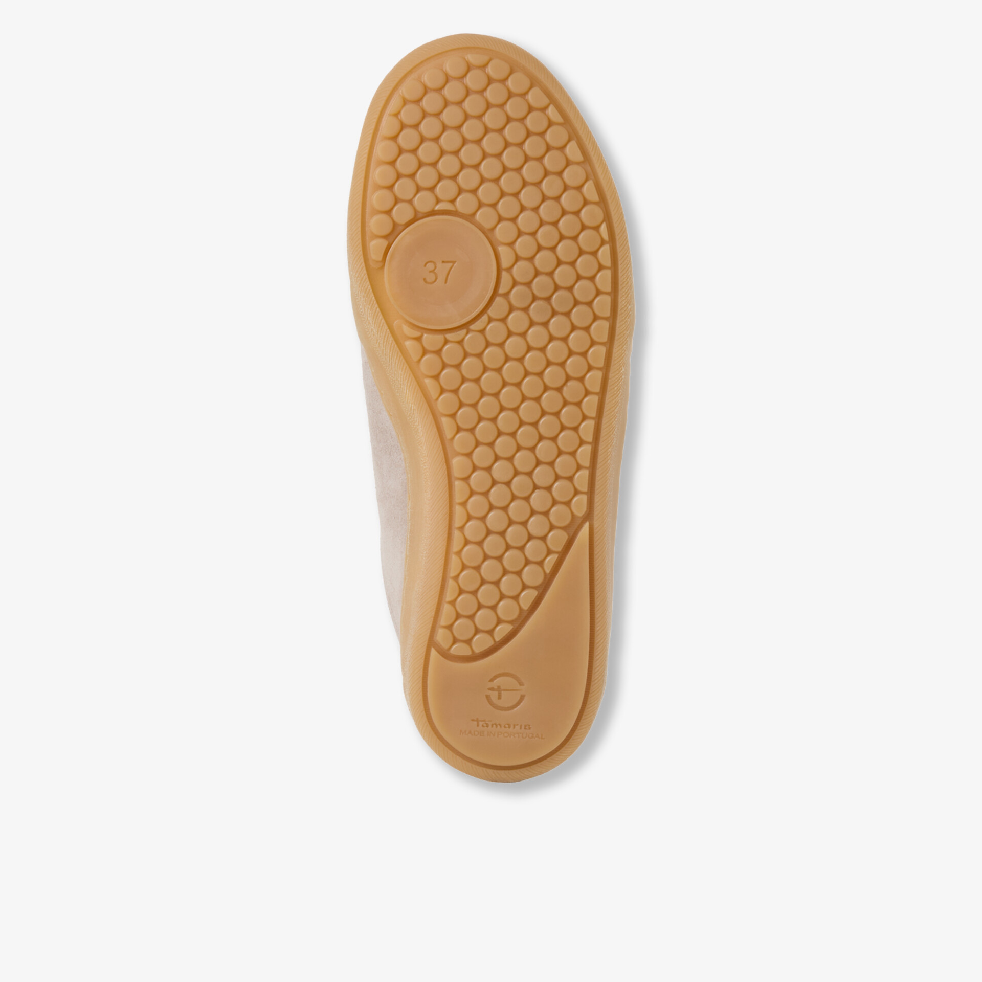 Robuste rutschfeste Gummisohle mit flexibler Struktur für sicheren Halt und langlebigen Tragekomfort