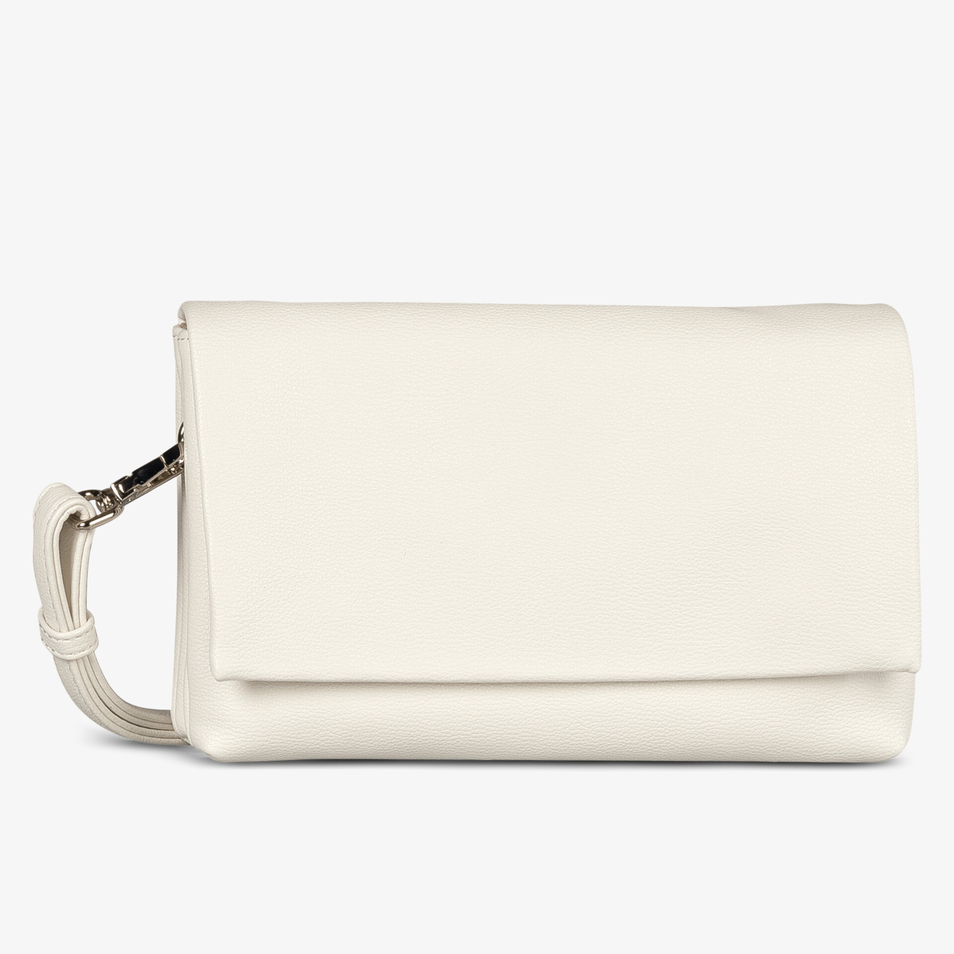 Elegante kompakte cremeweiße Tasche mit schlichtem und modernem Design für vielseitigen Gebrauch