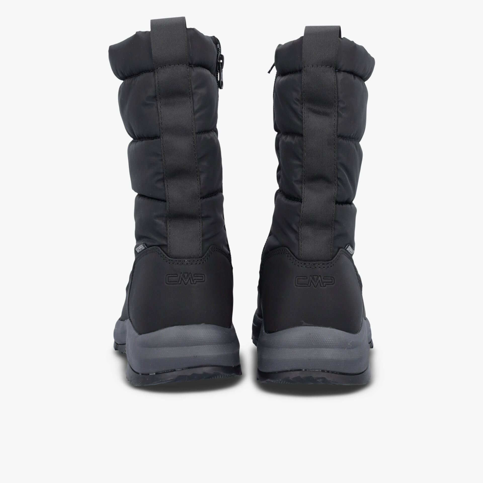 Robuste warme Winterstiefel mit rutschfester Sohle und wasserabweisendem Material Rückansicht