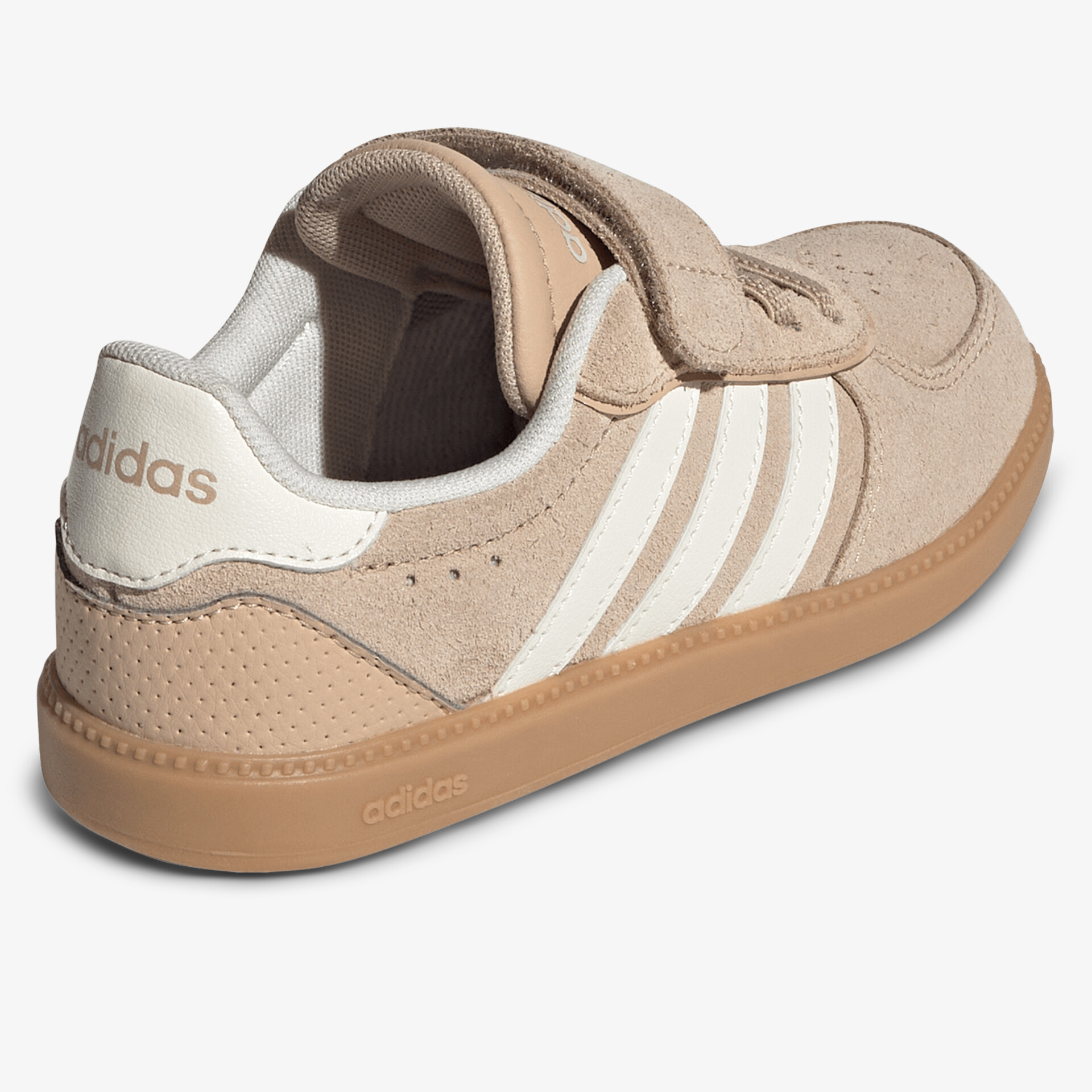 Beiger Sneaker aus Wildleder mit atmungsaktivem Material und rutschfester Sohle, komfortabel und strapazierfähig