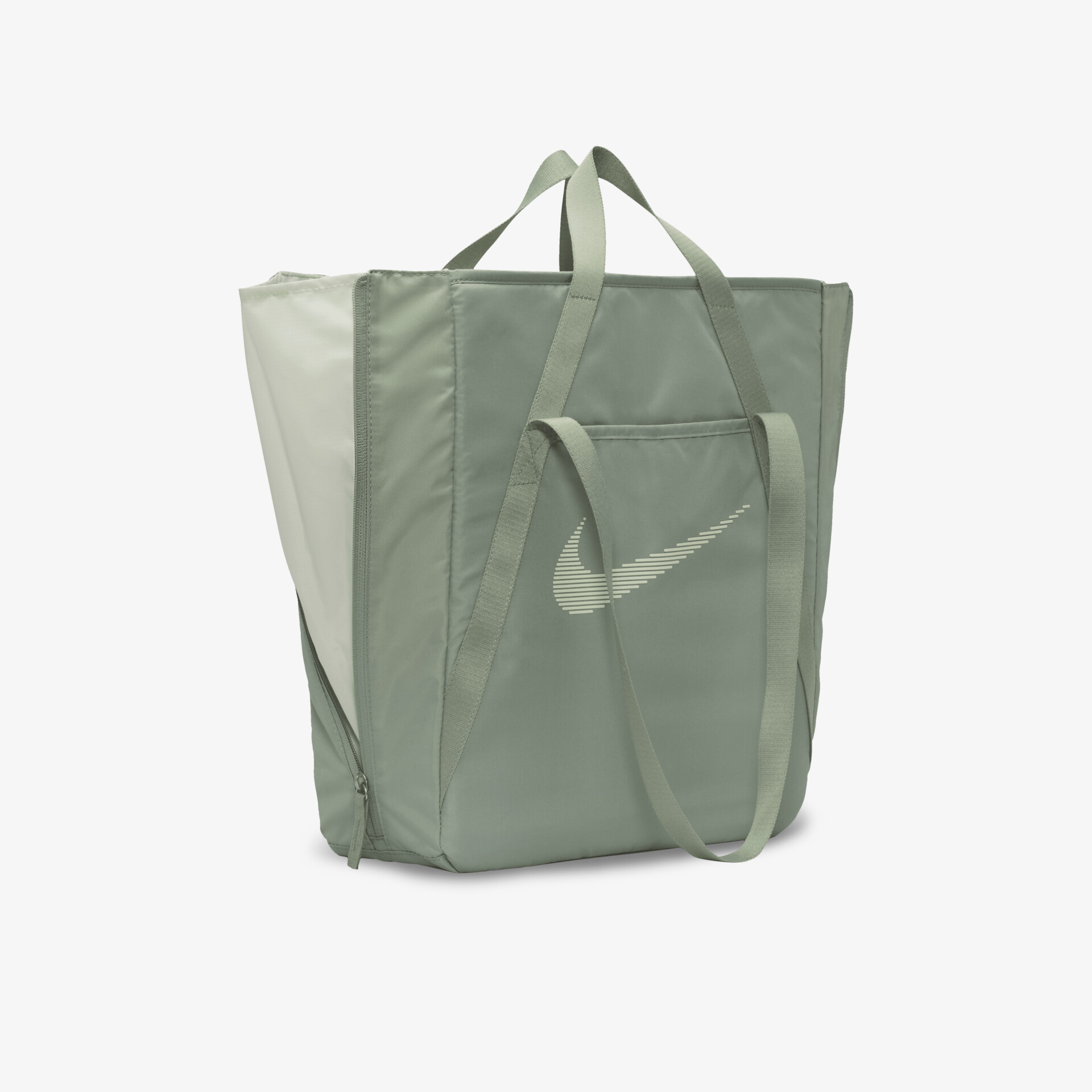 Grau praktische Einkaufstasche mit robusten Tragegriffen und großem Fassungsvermögen für vielseitige Anwendung