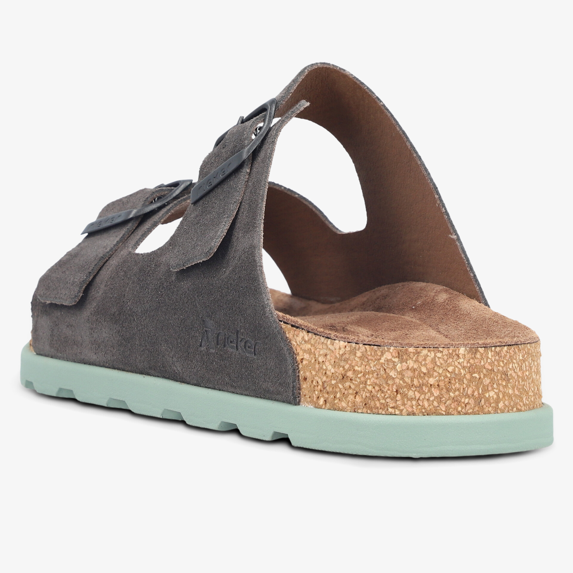 Bequeme Sandale mit verstellbaren Schnallen und komfortablem Korkfußbett für stabilen Halt