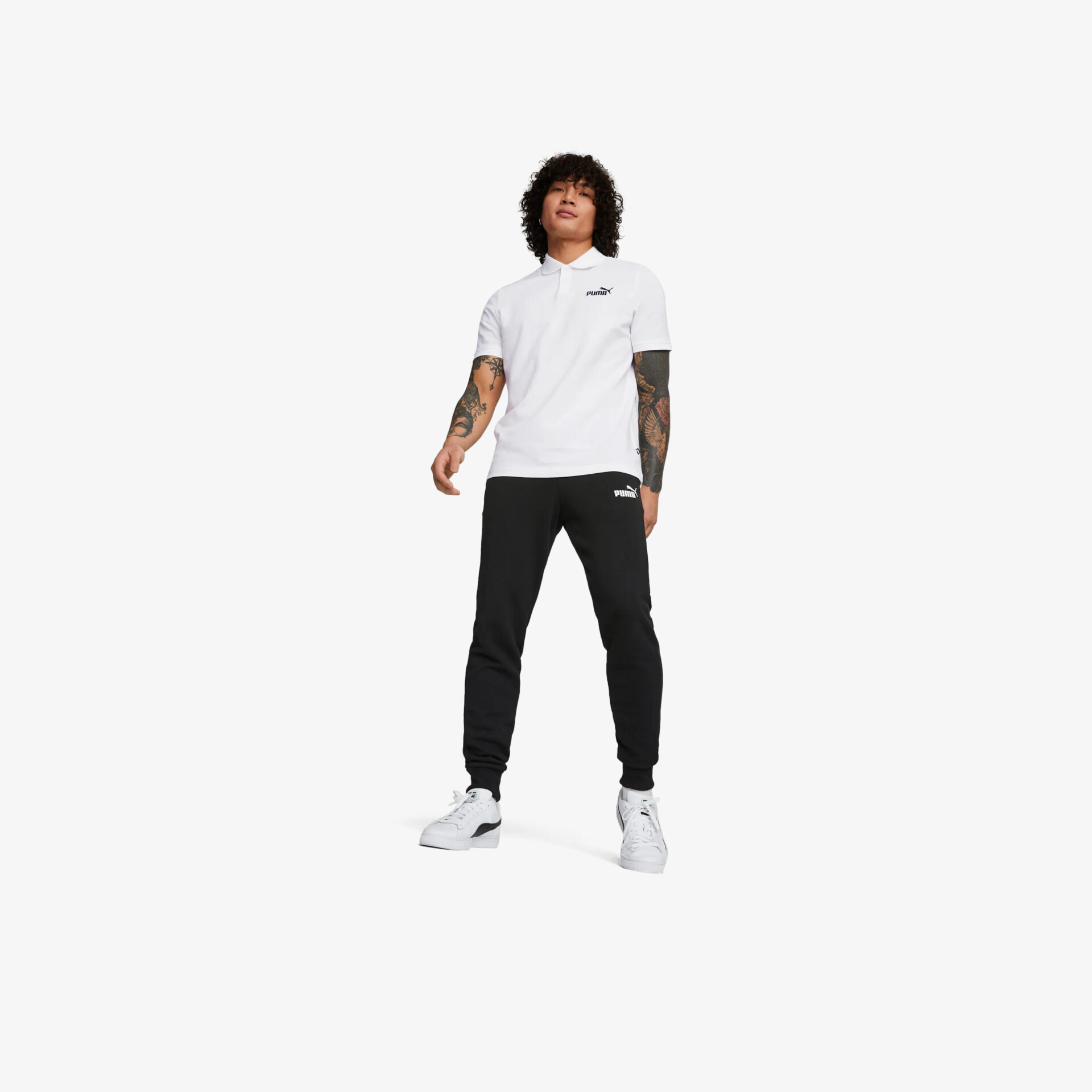 Sportliche schwarze Hose mit komfortablem Schnitt, elegantes Design und atmungsaktives Material