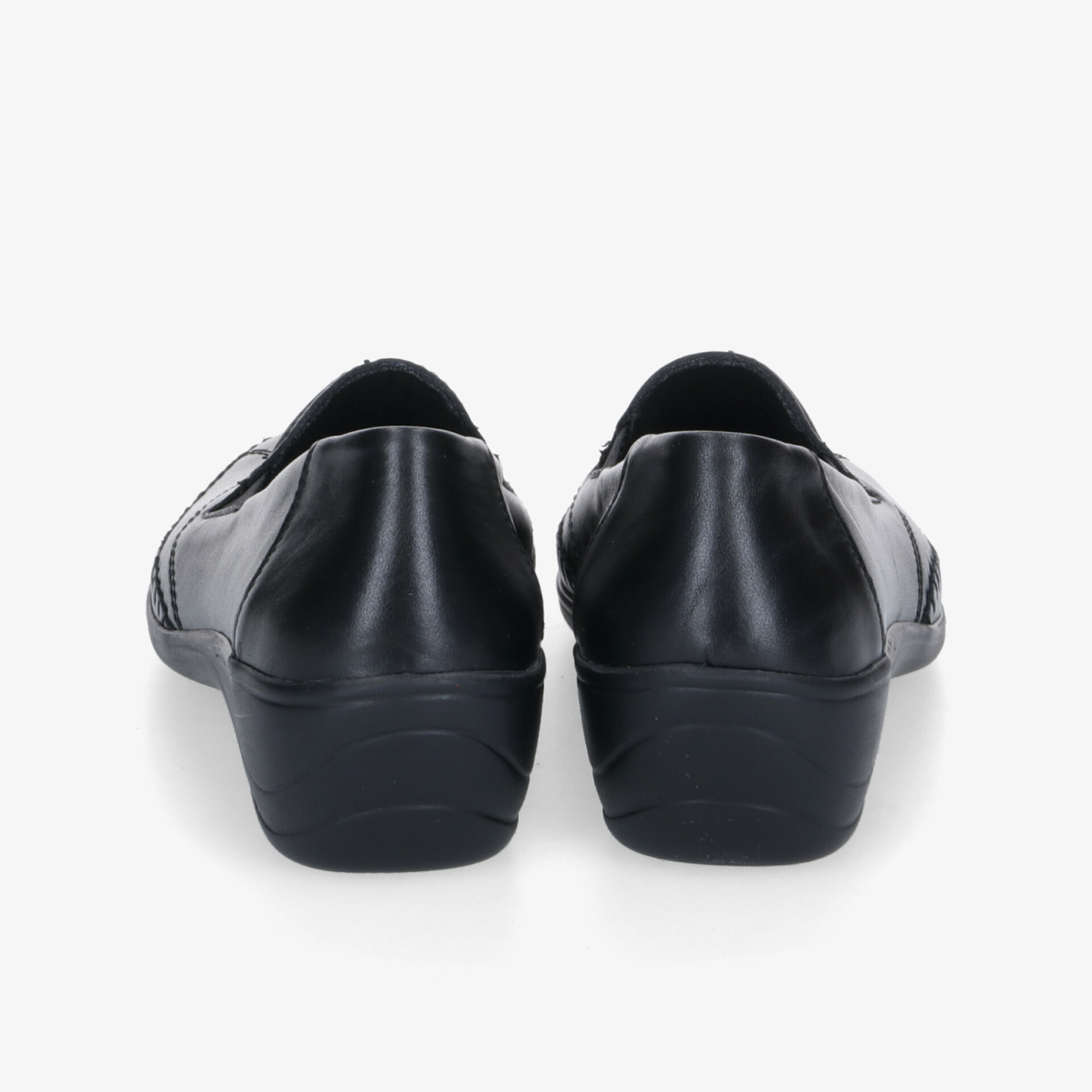 Schwarze Schuhe mit klassischem Design und bequemer Passform, aus hochwertigem Material