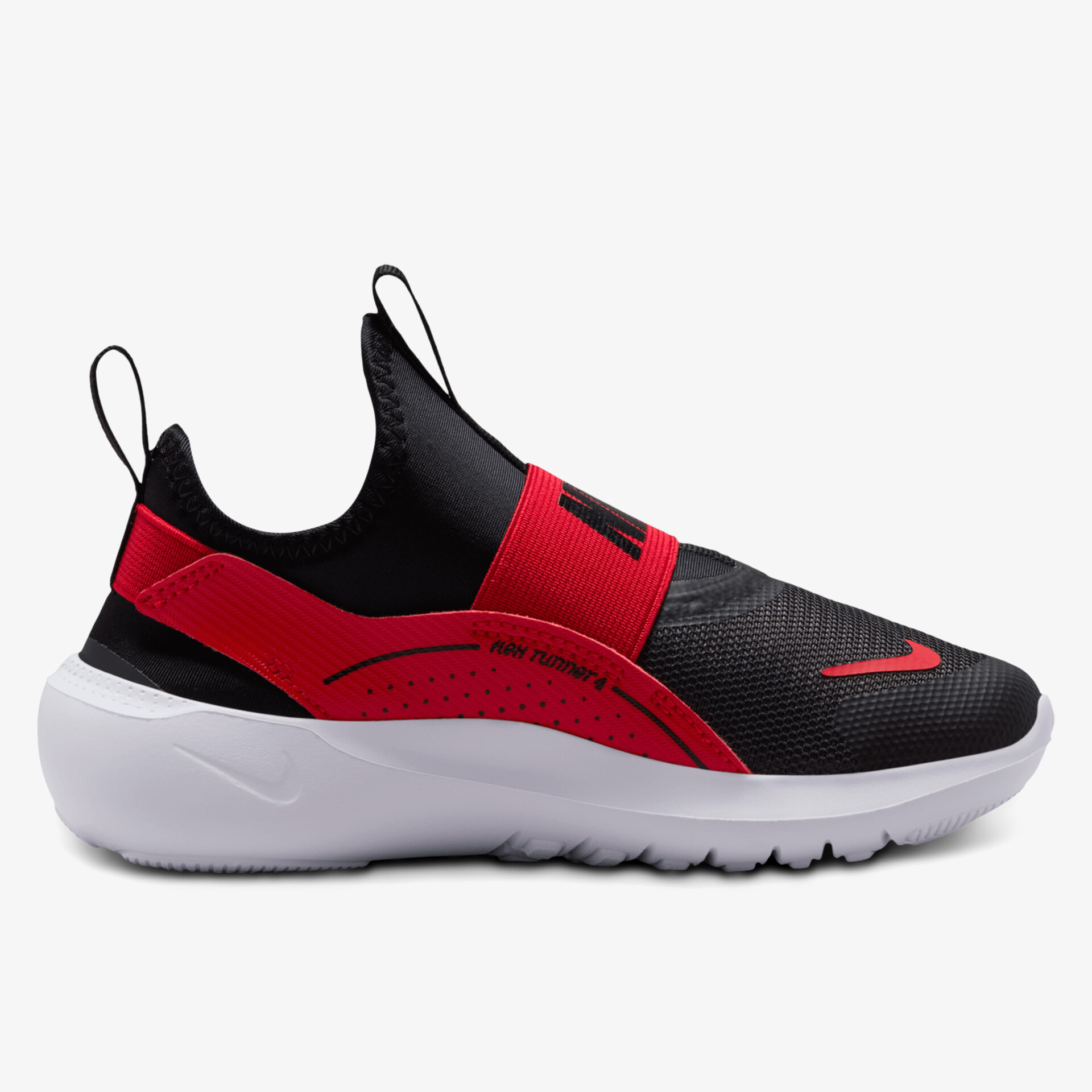Sportlicher Sneaker in Schwarz und Rot, ideal für Alltag und Freizeit