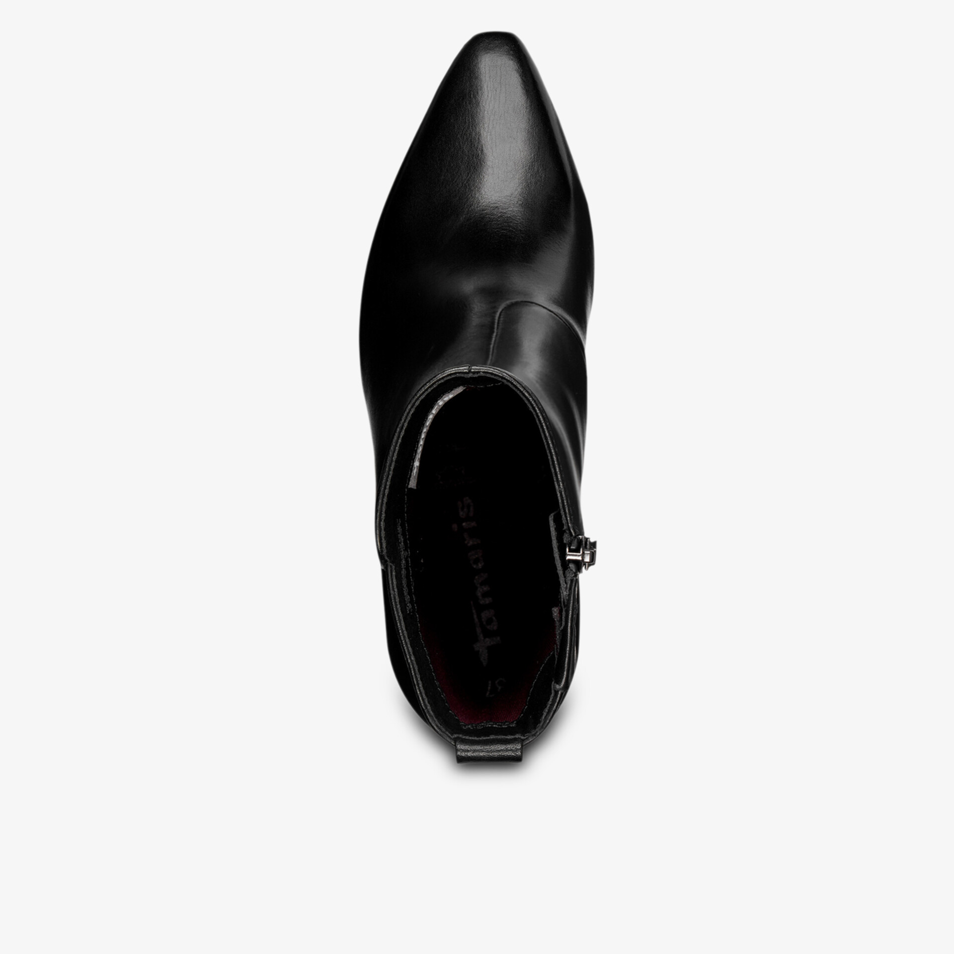 Eleganter schwarzer Lederschuh mit spitzer Form und modischer Schnalle, hochwertig verarbeitet