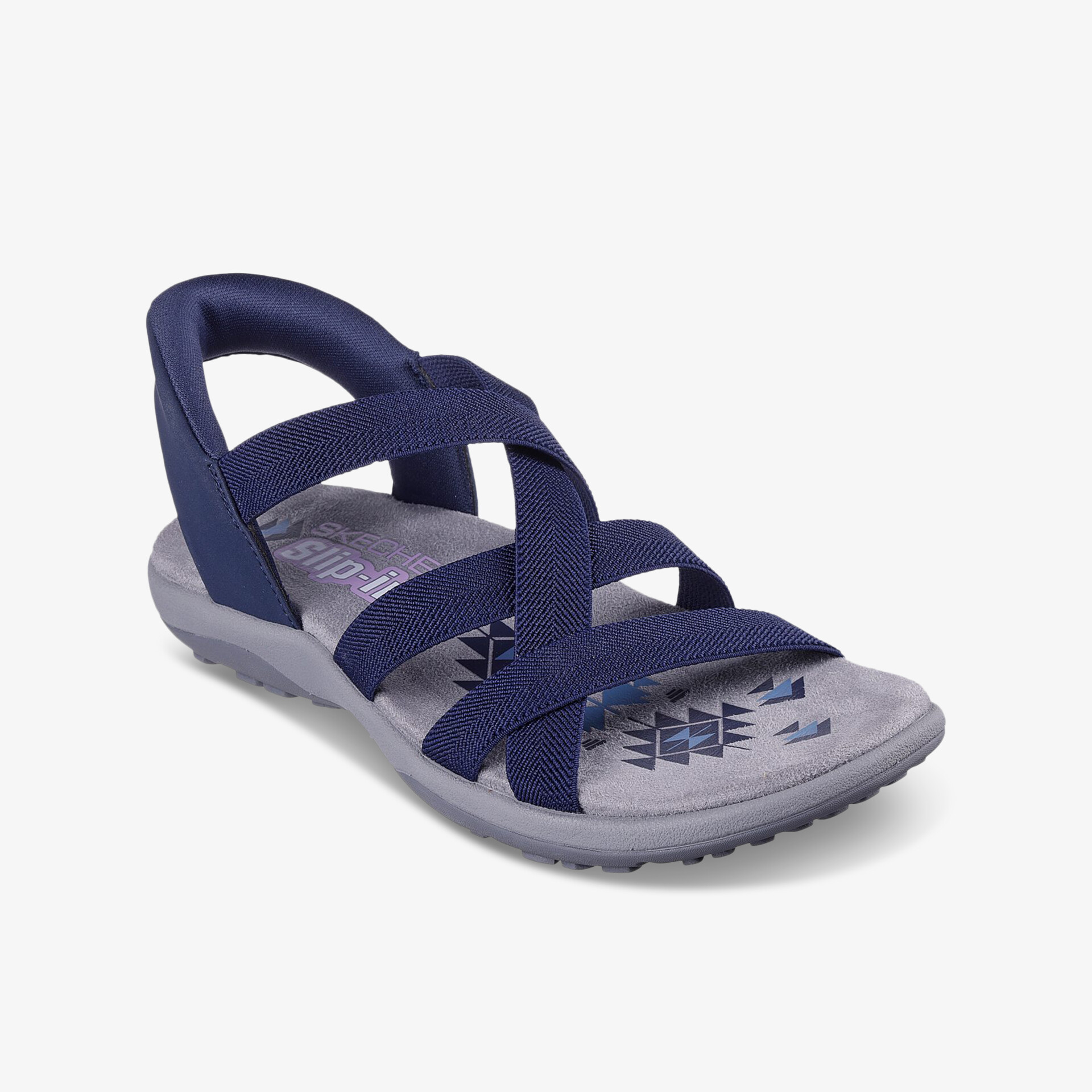 Sportliche navy-blaue Sandale mit verstellbaren Riemen und rutschfester, flexibler Sohle für optimalen Tragekomfort