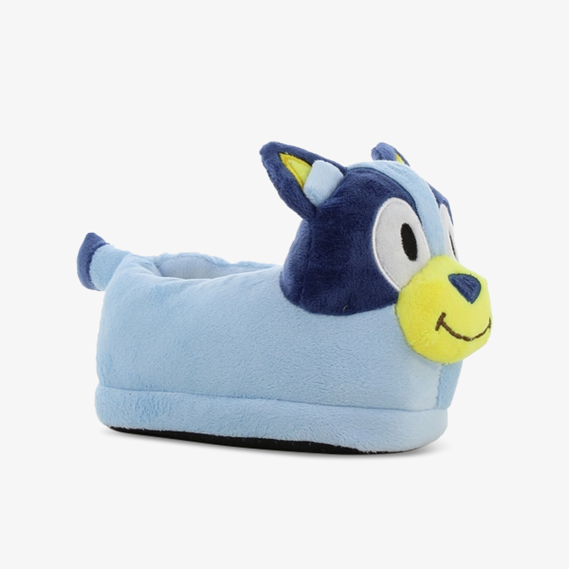 Weicher, gepolsterter blauer Hausschuh mit niedlichem Tiermotiv, komfortabel und warm für Zuhause