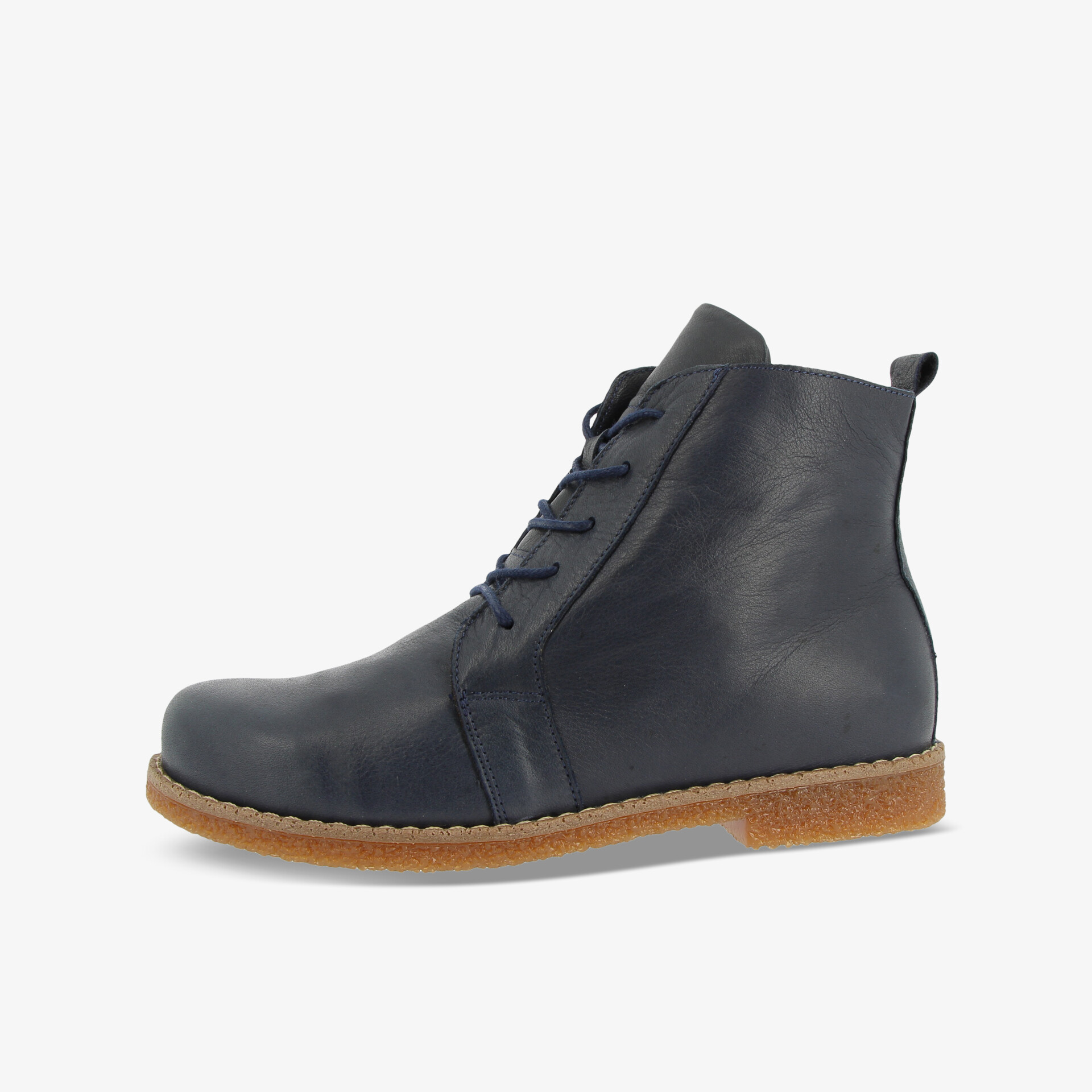 Elegante schwarze Stiefelette aus Leder mit rutschfester Sohle und modernem Design für vielseitigen Stil.