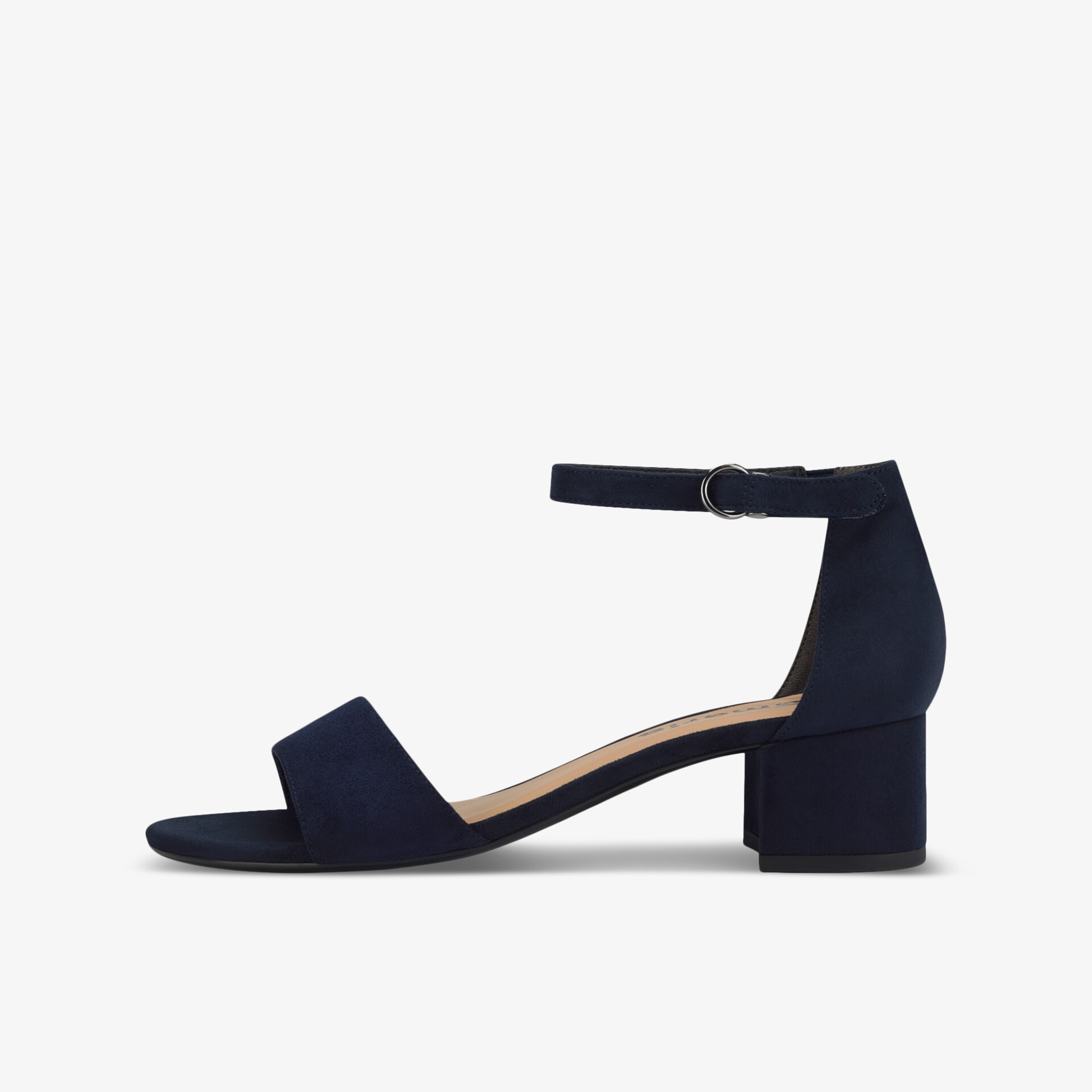 Elegante Sandale mit komfortablem Blockabsatz und verstellbarem Riemen in stilvollem Design.