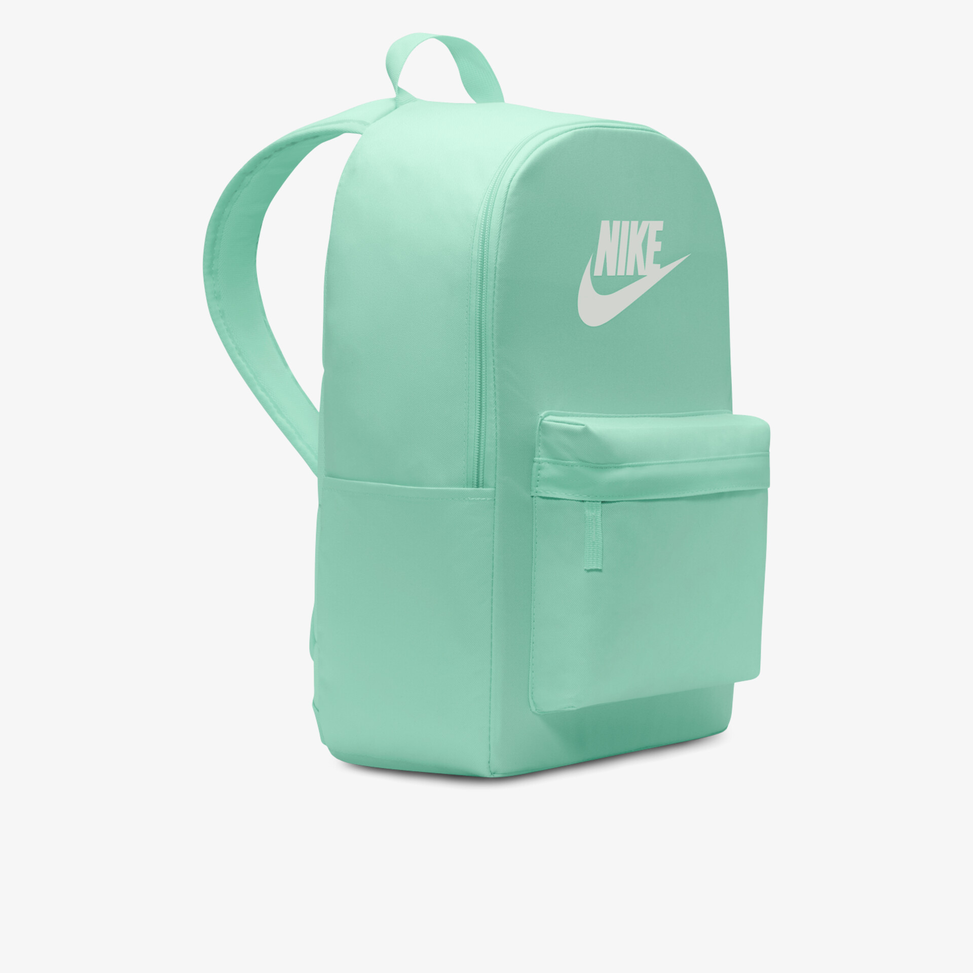 Türkiser Rucksack mit großem Hauptfach und Fronttasche, modernes Design und leichter Tragekomfort