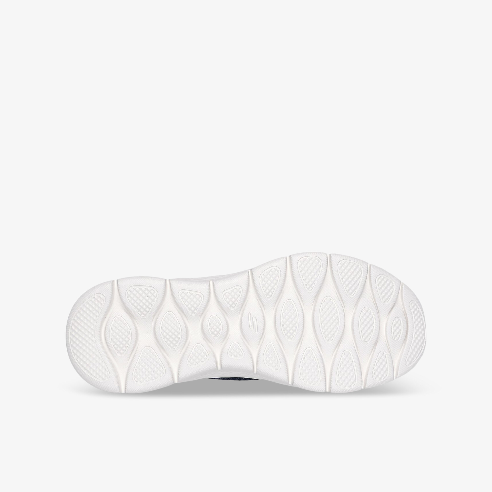 Weiße Schuhsohle mit rutschfestem Profil für optimalen Halt und hohe Flexibilität bei jedem Schritt