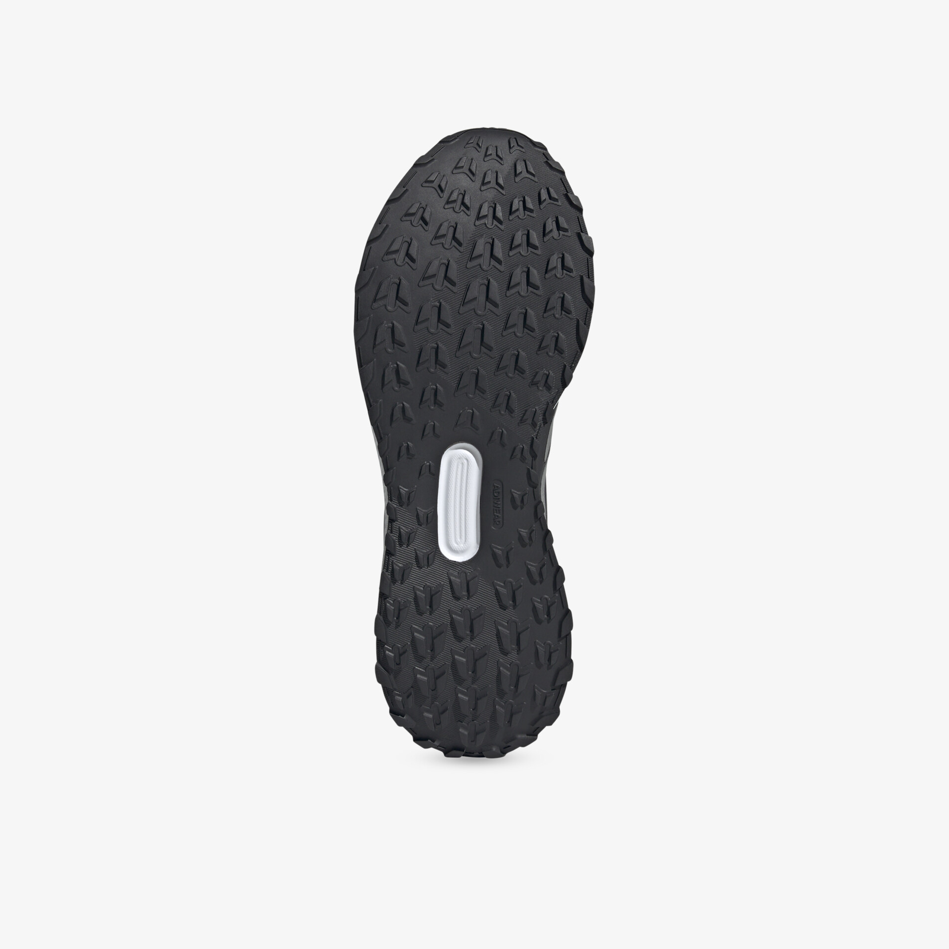 Robuste schwarze Schuhsohle mit rutschfestem Profil für sicheren Halt und hohe Strapazierfähigkeit