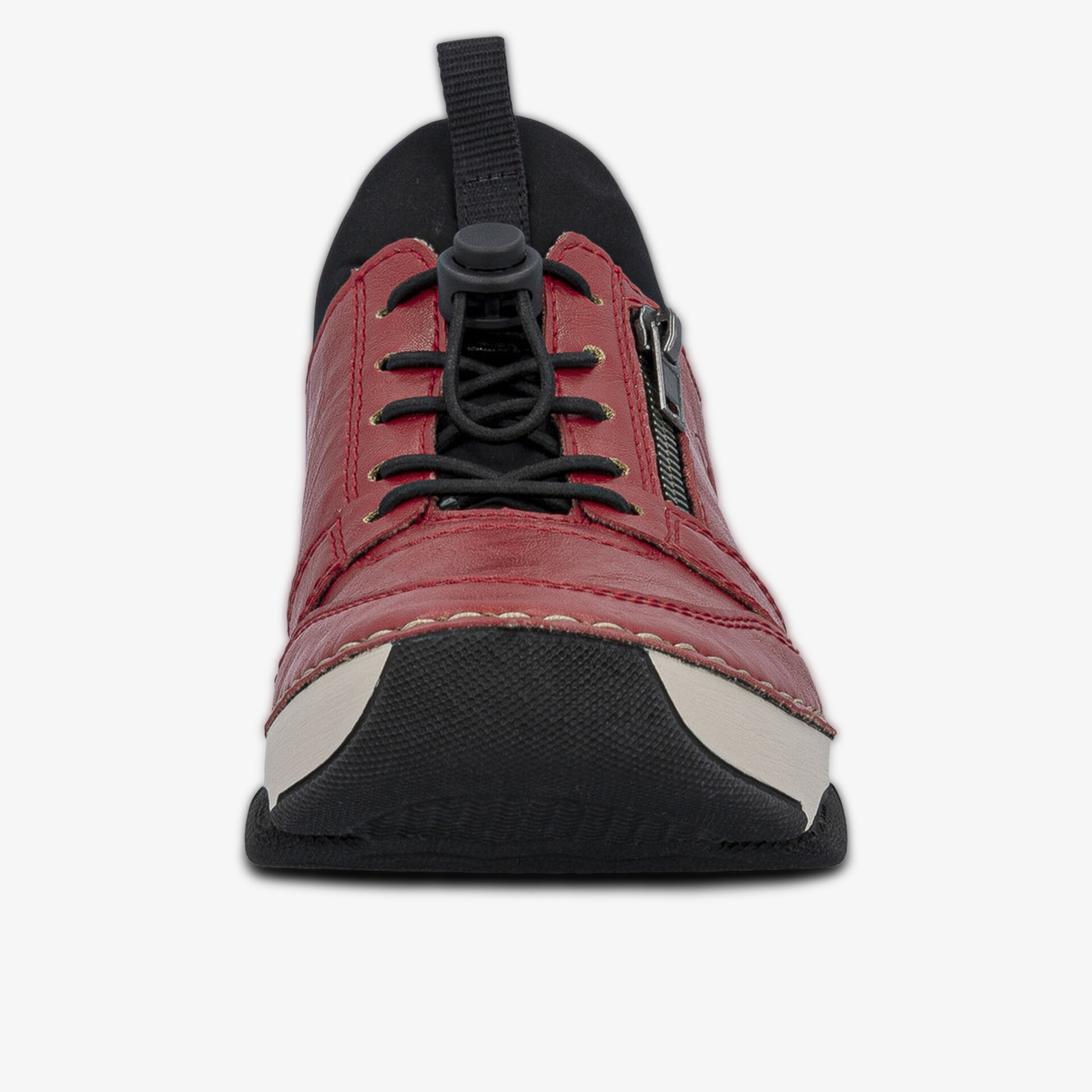 Robuster sportlicher Schuh mit Schnürsenkel und praktischem Reißverschluss, atmungsaktiv und komfortabel